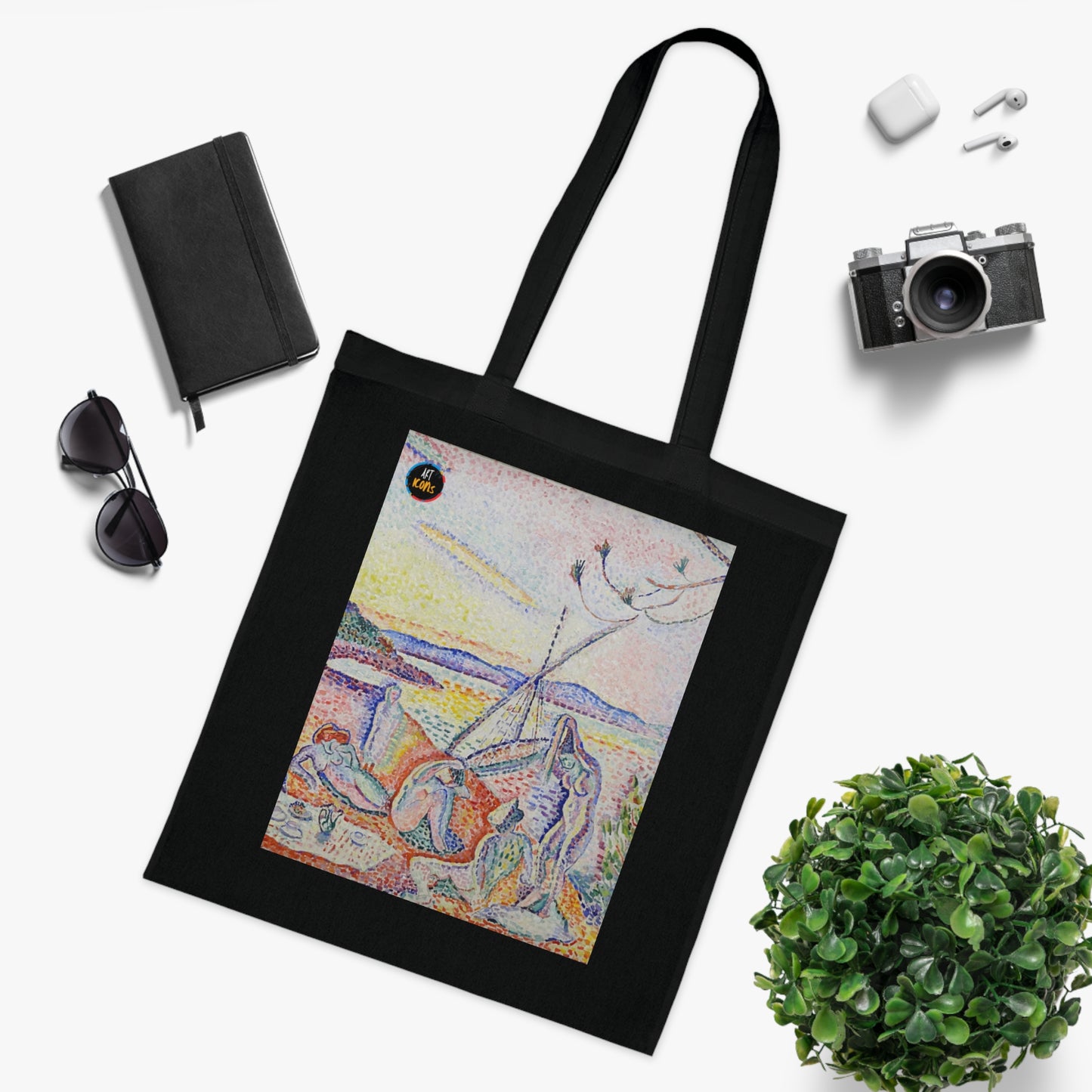 Art Icons Cotton Tote Bag