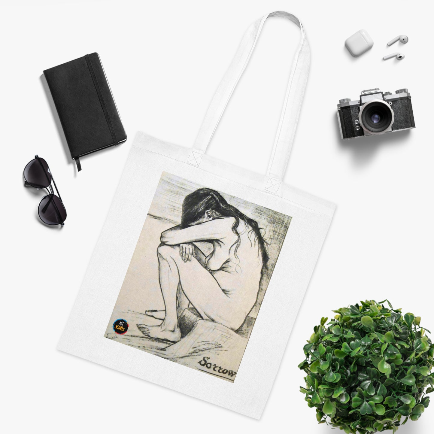 Art Icons Cotton Tote Bag