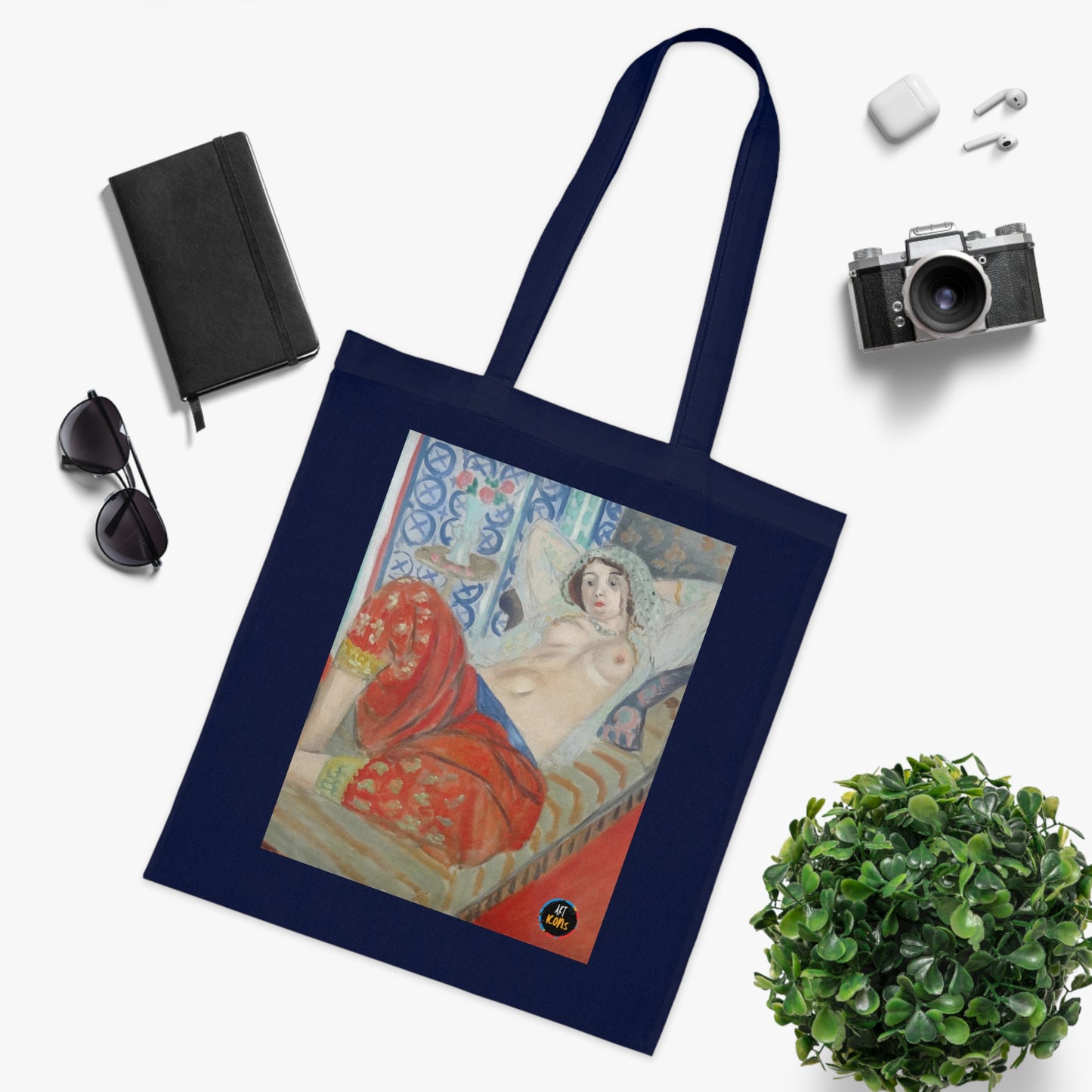 Art Icons Cotton Tote Bag