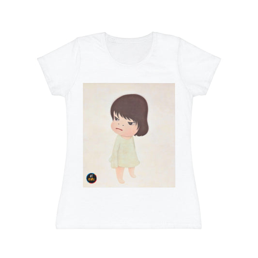 Women's iconic artists T-Shirt Art pop japonés, Camiseta mujer arte japonés, Arte Regalo Mujer, Arte Superflat, Pintura Yoshitomo Nara