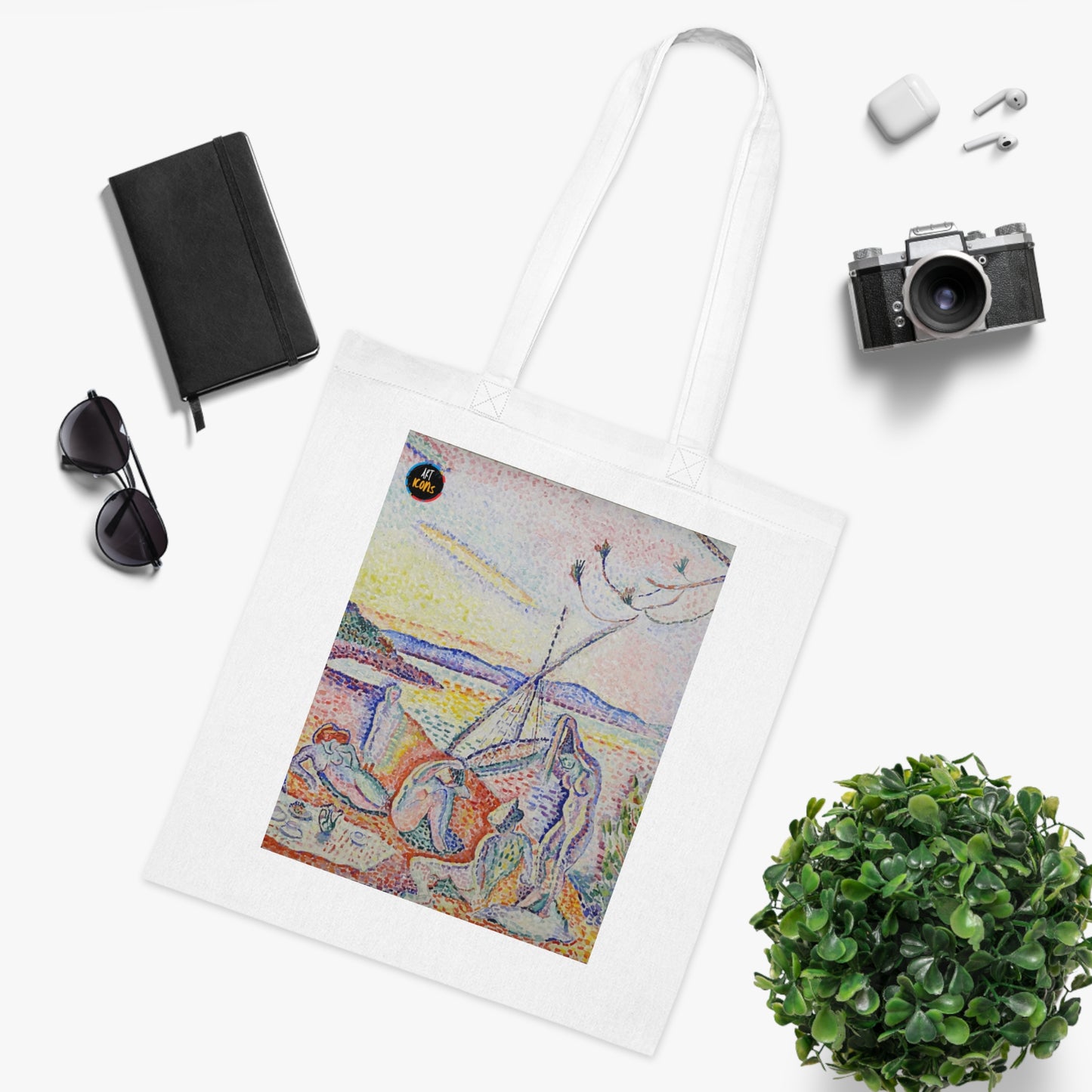 Art Icons Cotton Tote Bag