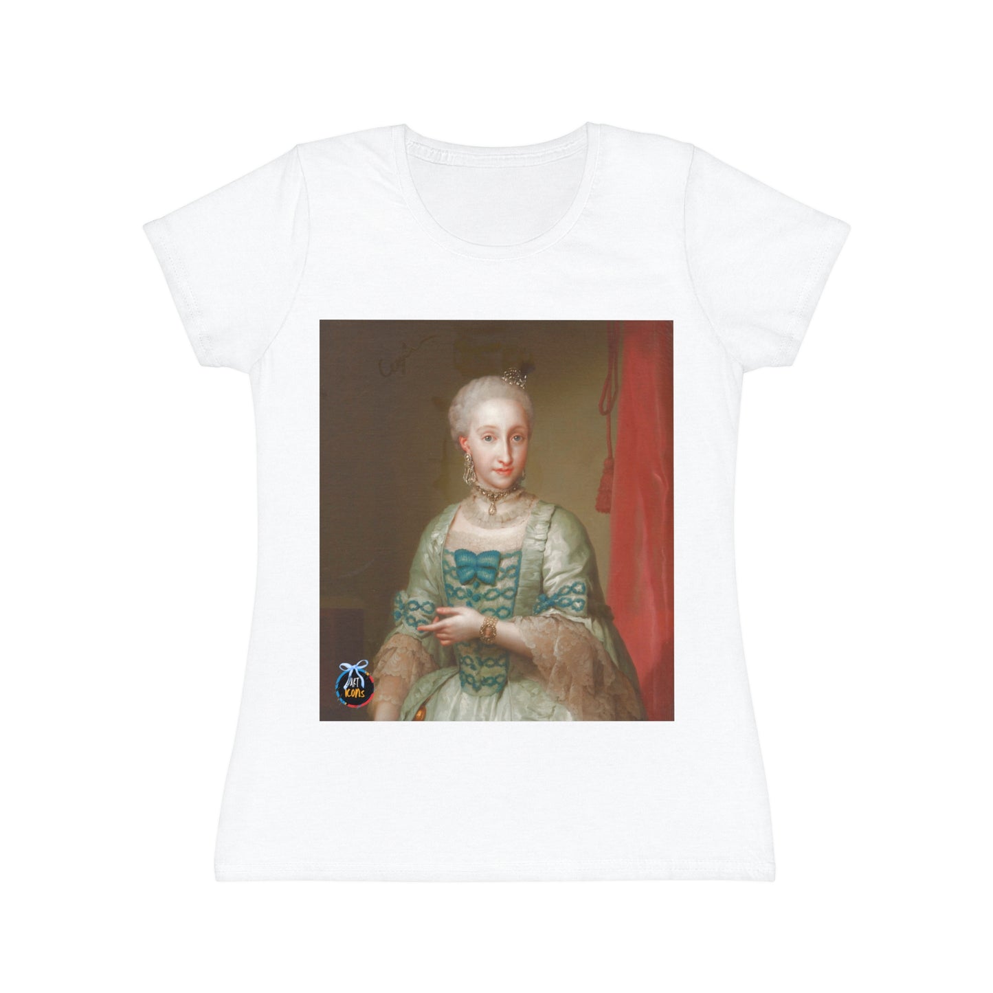 Women's iconic artists T-Shirt Coquette Moda Coquette Camiseta mujer Coquette Ropa Arte Regalo Mujer Arte Coquette Pintura A. Raphael Mengs