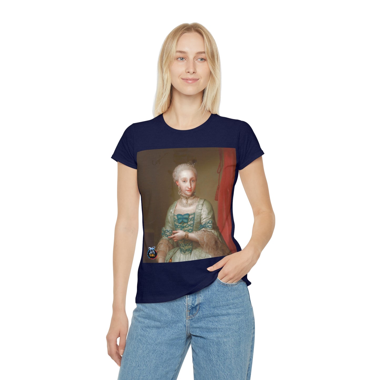 Women's iconic artists T-Shirt Coquette Moda Coquette Camiseta mujer Coquette Ropa Arte Regalo Mujer Arte Coquette Pintura A. Raphael Mengs