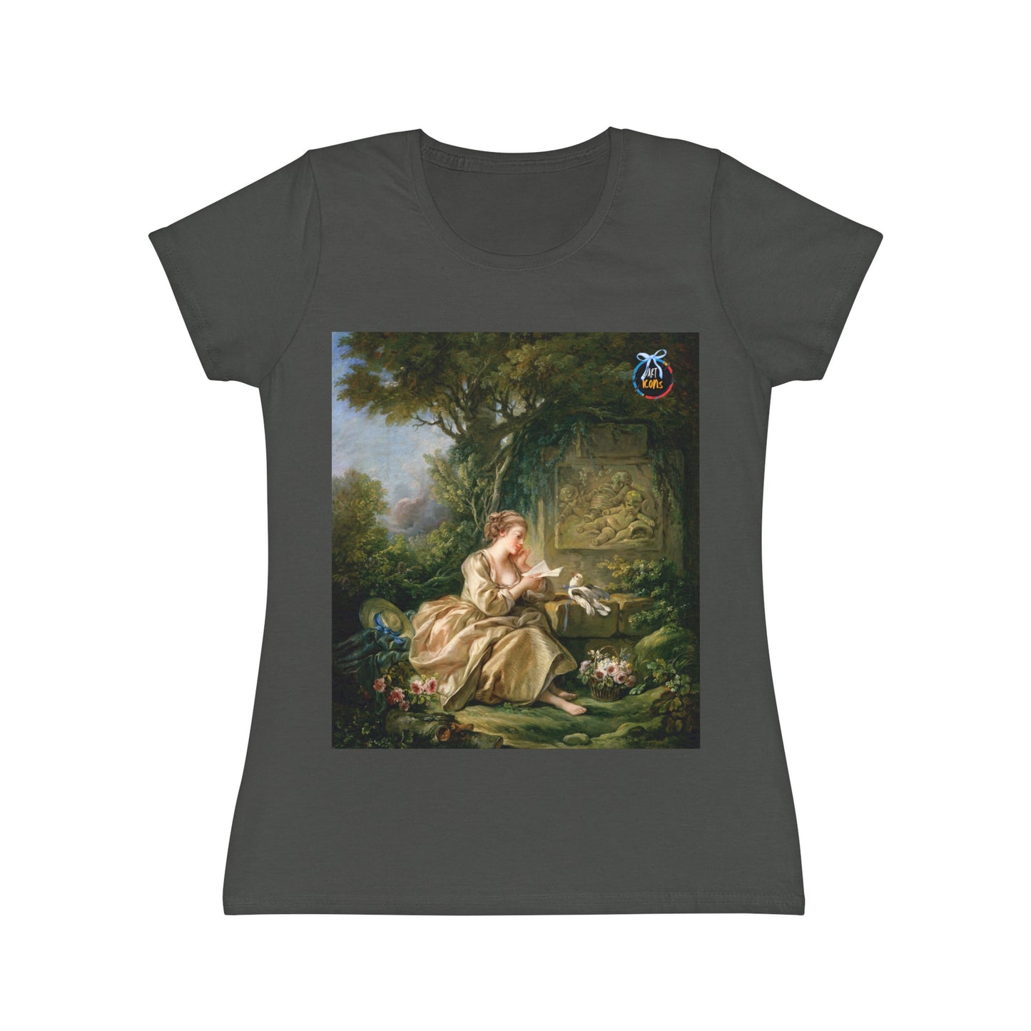 Women's iconic artists T-Shirt Coquette Moda Coquette Camiseta mujer Coquette Ropa Arte Regalo Mujer Arte Coquette Pintura François Boucher