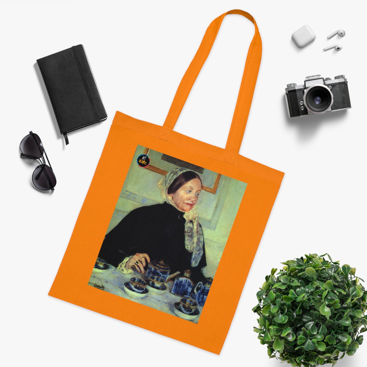 Art Icons Cotton Tote Bag