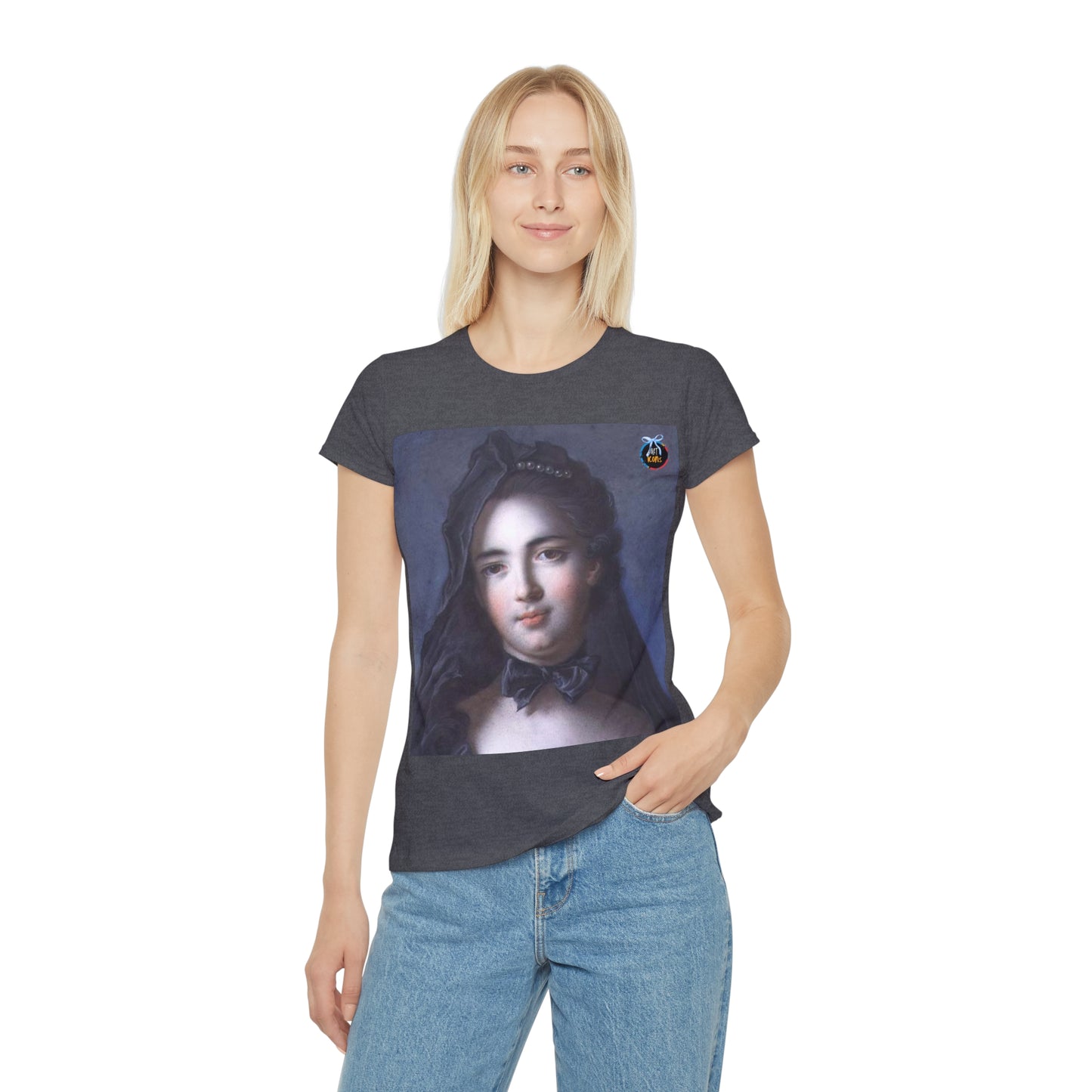 Women's iconic artists T-Shirt Coquette Moda Coquette Camiseta mujer Coquette Ropa Arte Regalo Mujer Arte Coquette Pintura Jean-Marc Nattier