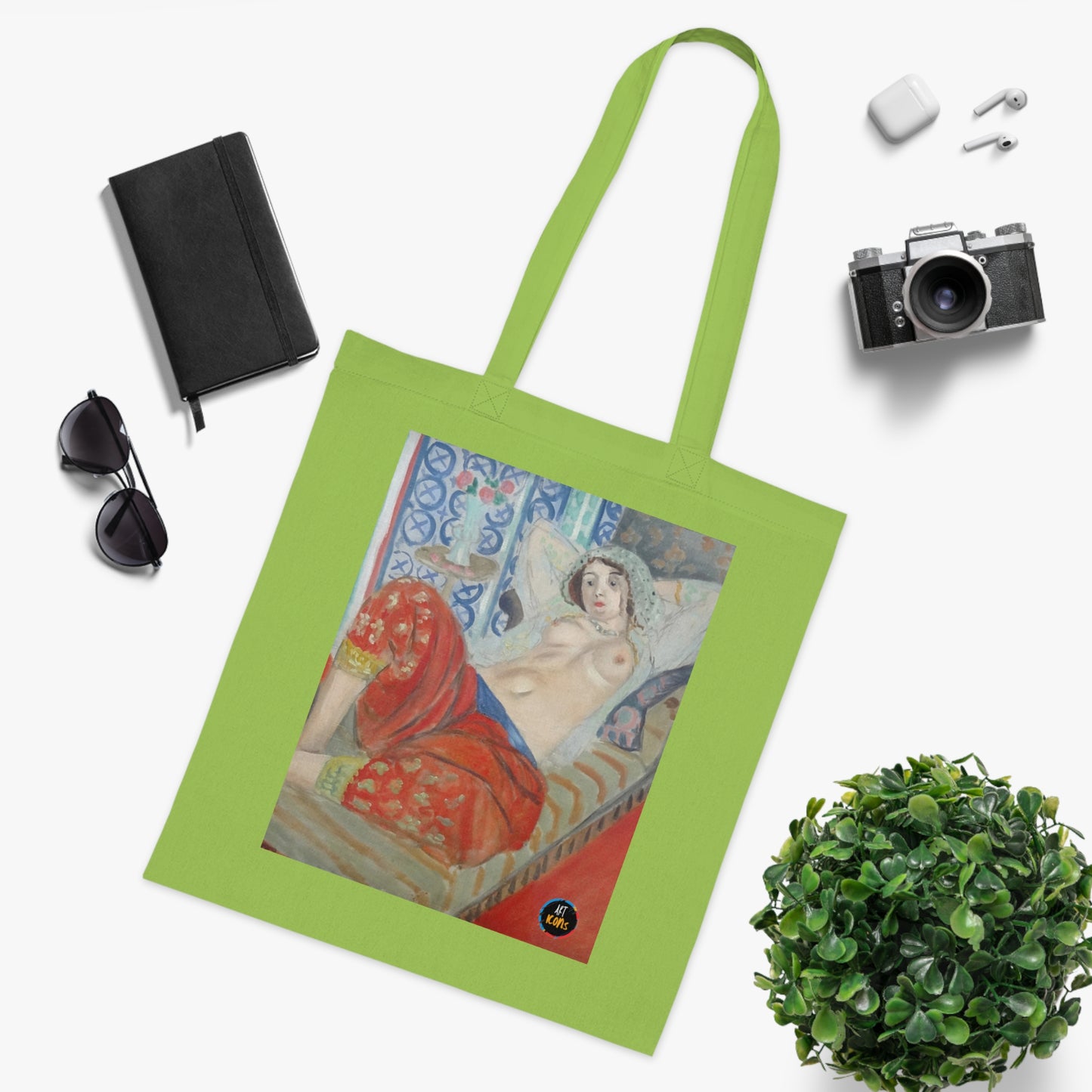 Art Icons Cotton Tote Bag