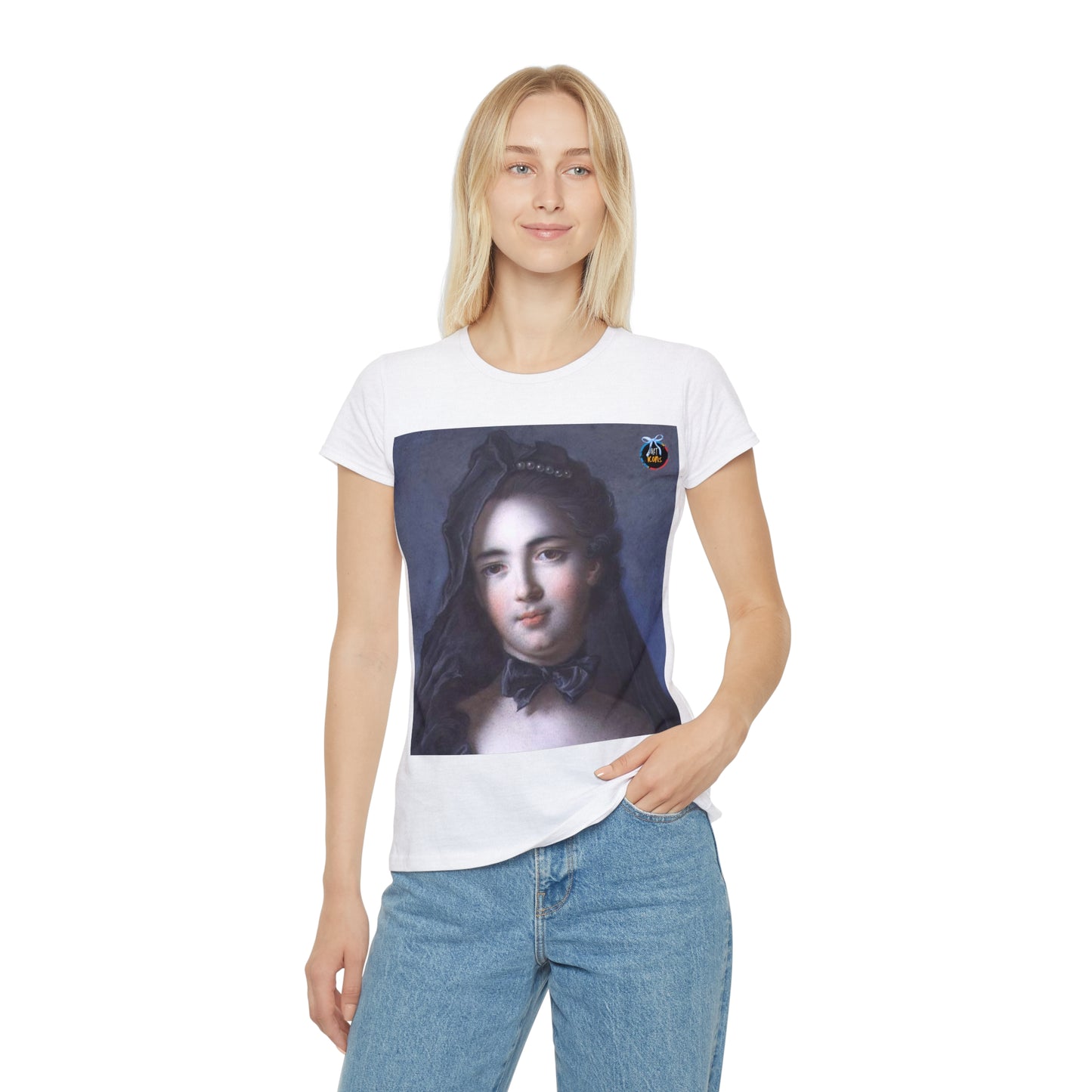 Women's iconic artists T-Shirt Coquette Moda Coquette Camiseta mujer Coquette Ropa Arte Regalo Mujer Arte Coquette Pintura Jean-Marc Nattier