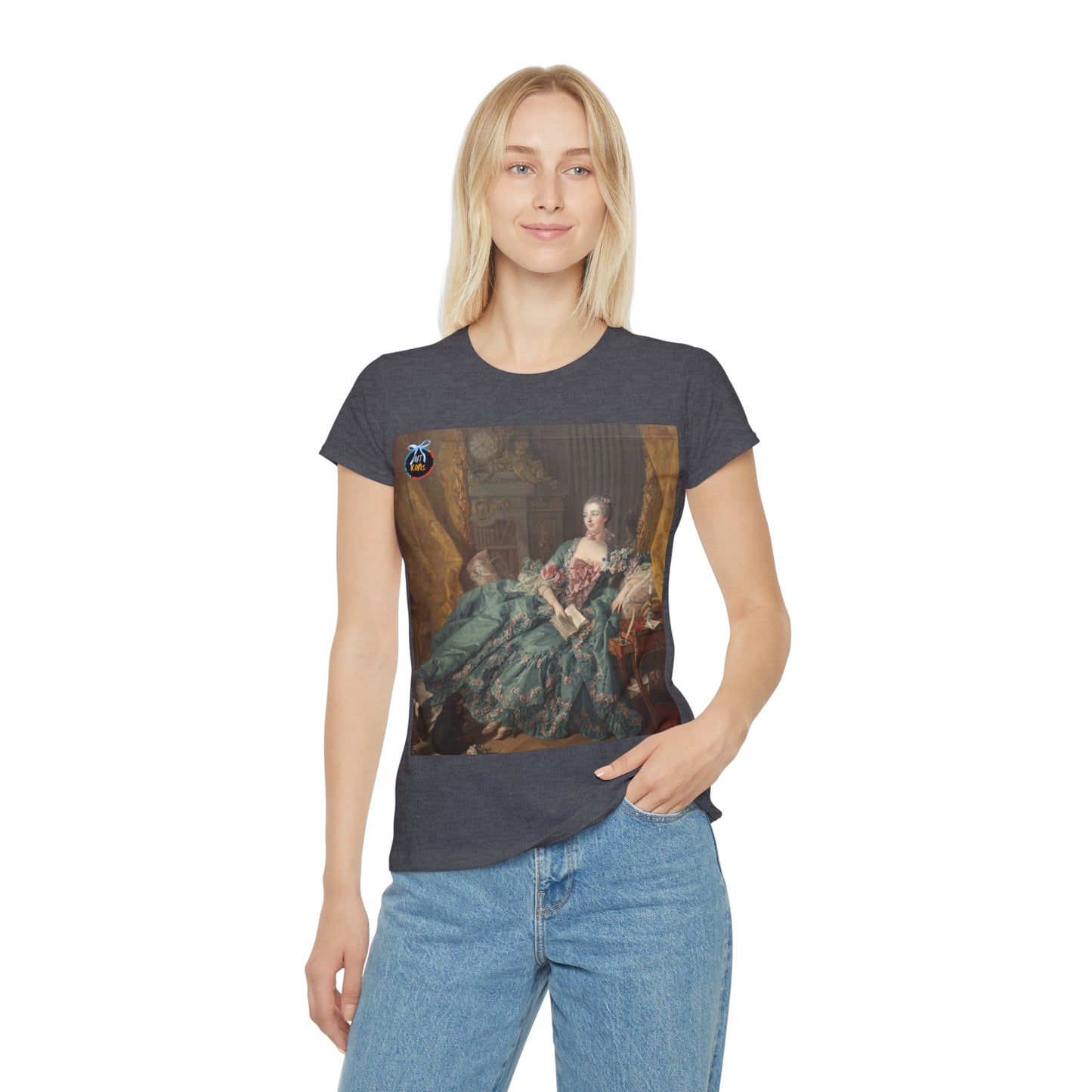 Women's iconic artists T-Shirt Coquette Moda Coquette Camiseta mujer Coquette Ropa Arte Regalo Mujer Arte Coquette Pintura François Boucher