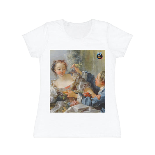 Women's iconic artists T-Shirt Coquette Moda Coquette Camiseta mujer Coquette Ropa Arte Regalo Mujer Arte Coquette Pintura François Boucher