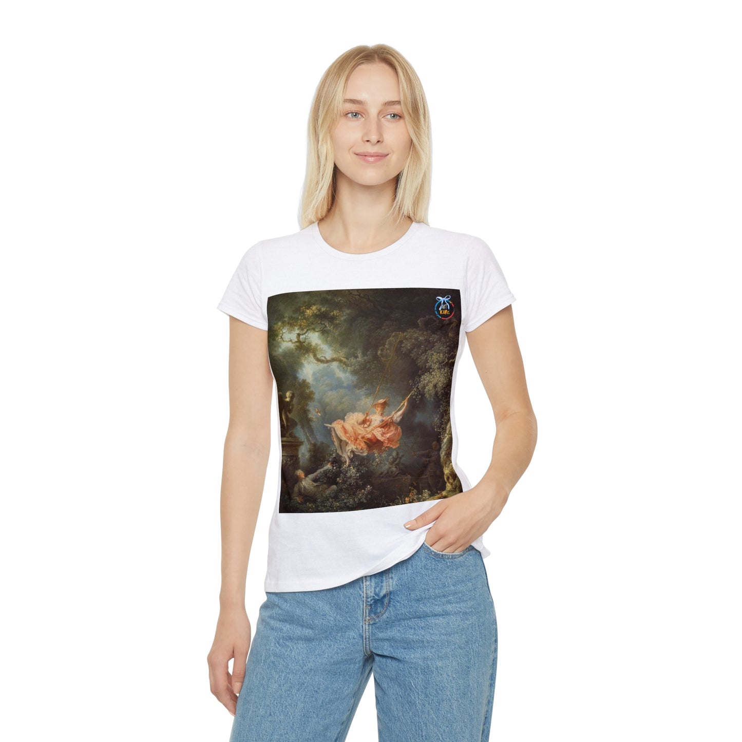 Women's iconic artists T-Shirt Coquette Moda Coquette Camiseta mujer Coquette Ropa Arte Regalo Mujer Arte Coquette Pintura J. H. Fragonard