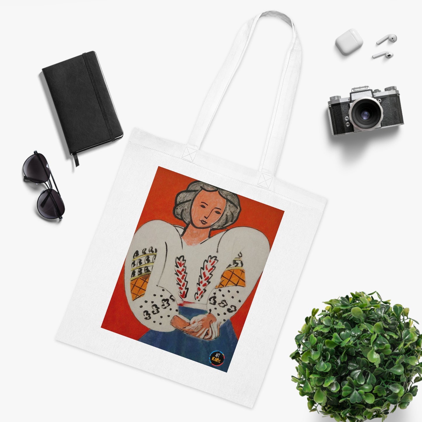 Art Icons Cotton Tote Bag