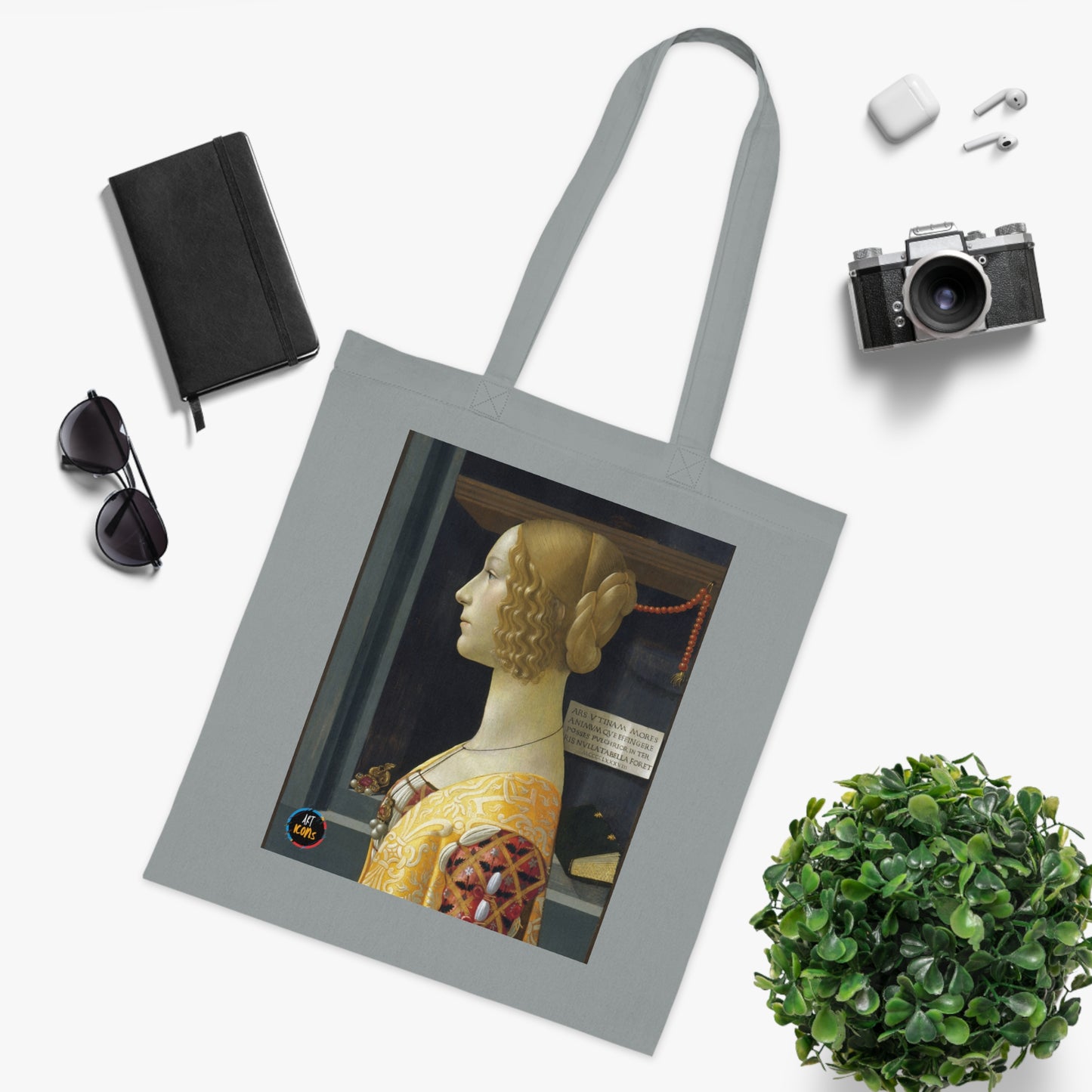 Art Icons Cotton Tote Bag