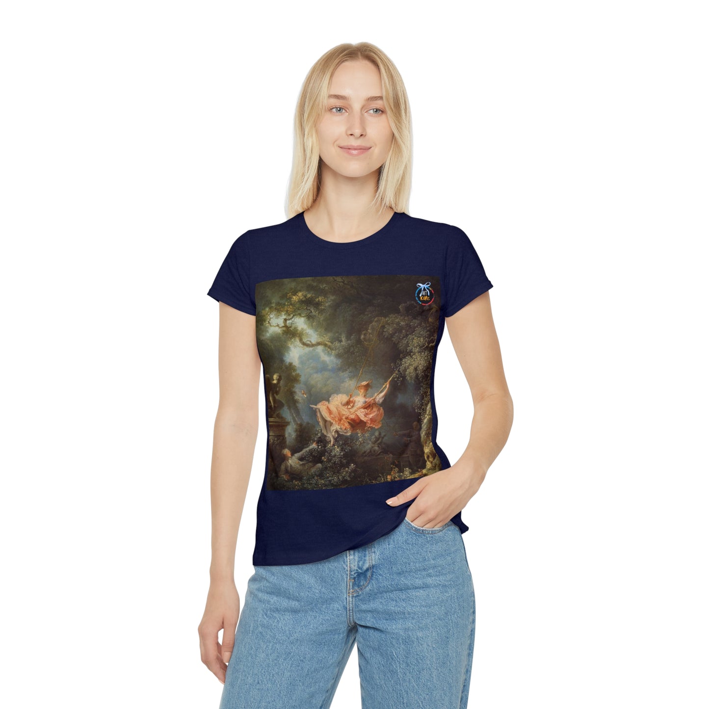 Women's iconic artists T-Shirt Coquette Moda Coquette Camiseta mujer Coquette Ropa Arte Regalo Mujer Arte Coquette Pintura J. H. Fragonard