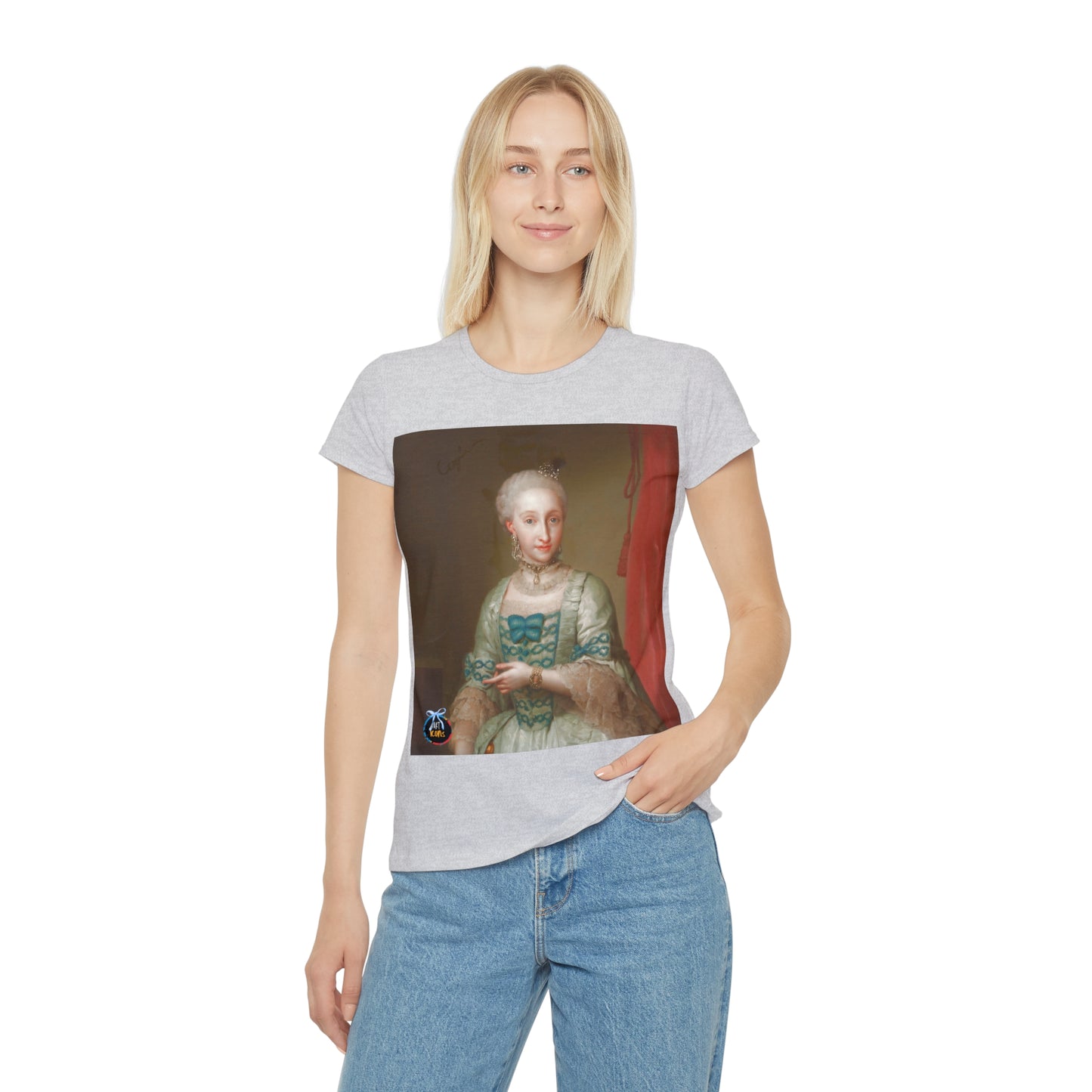 Women's iconic artists T-Shirt Coquette Moda Coquette Camiseta mujer Coquette Ropa Arte Regalo Mujer Arte Coquette Pintura A. Raphael Mengs