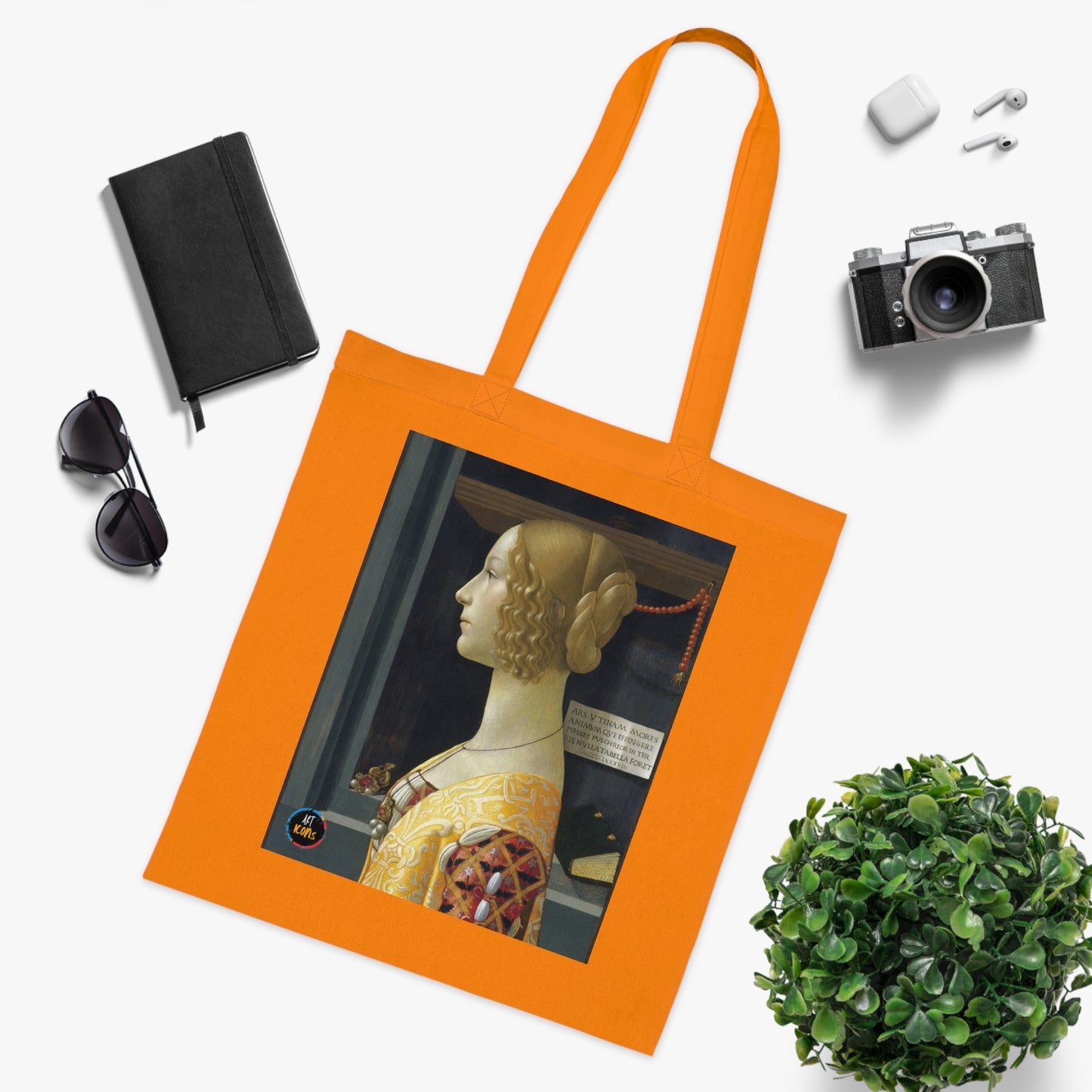 Art Icons Cotton Tote Bag