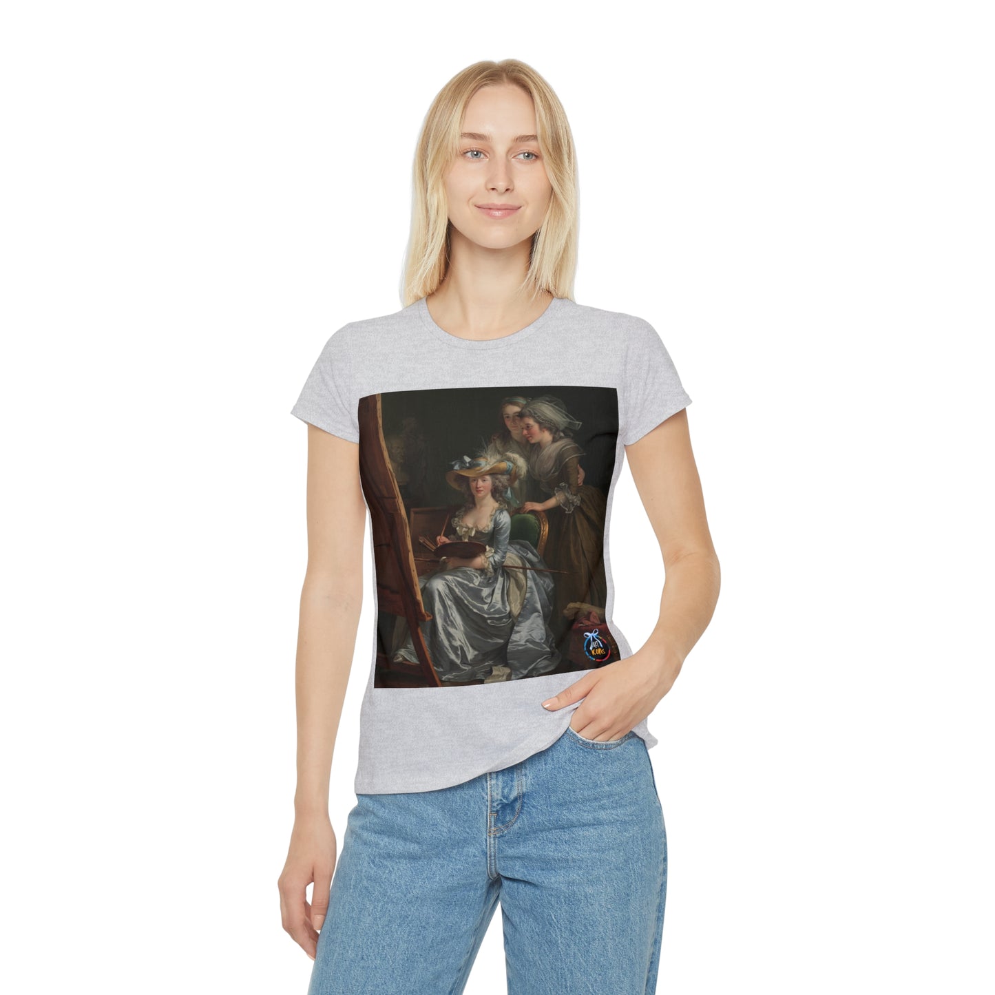 Women's iconic artists T-Shirt Coquette Moda Coquette Camiseta mujer Coquette Ropa Arte Regalo Mujer Arte Coquette Pintura A. Labille-Guiard