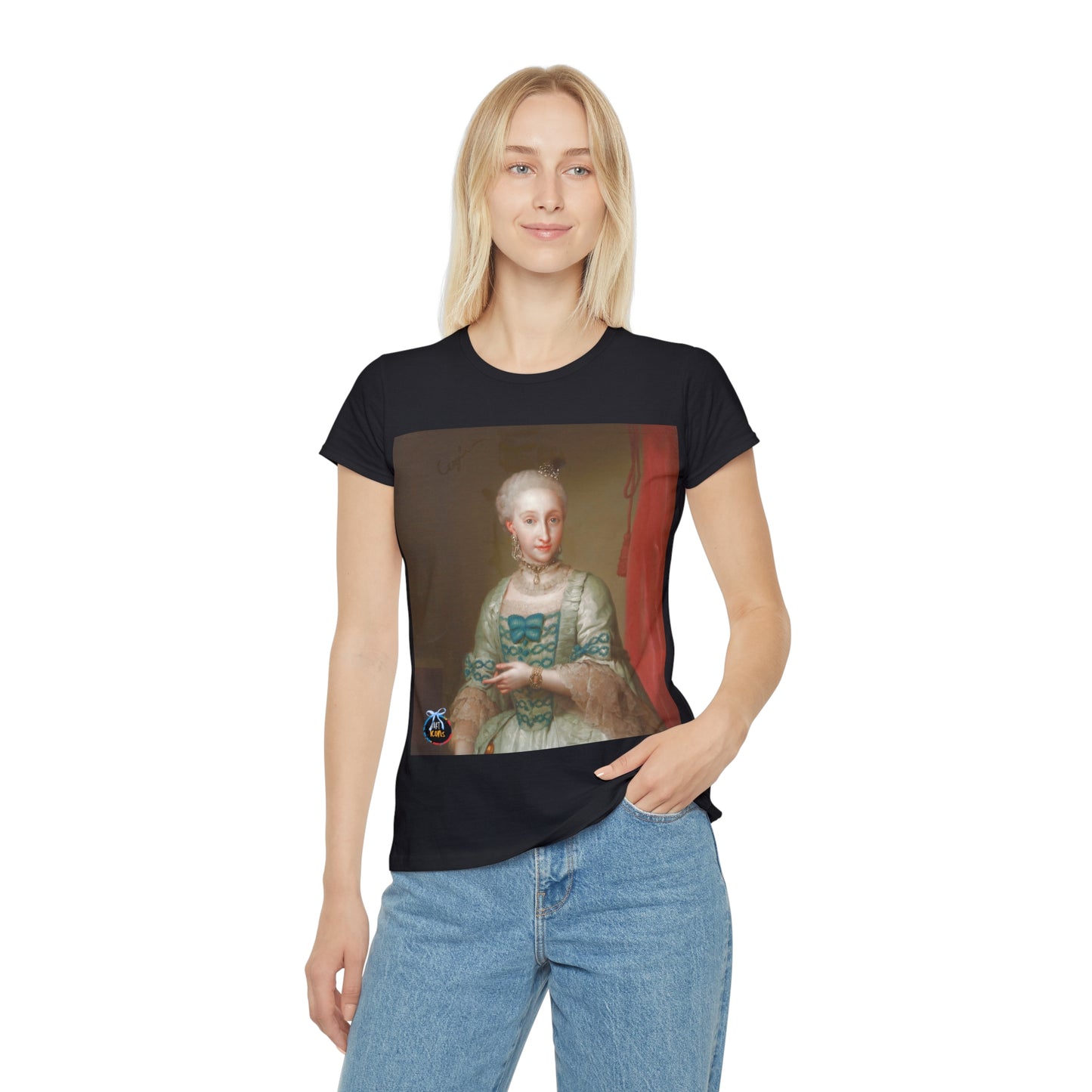 Women's iconic artists T-Shirt Coquette Moda Coquette Camiseta mujer Coquette Ropa Arte Regalo Mujer Arte Coquette Pintura A. Raphael Mengs