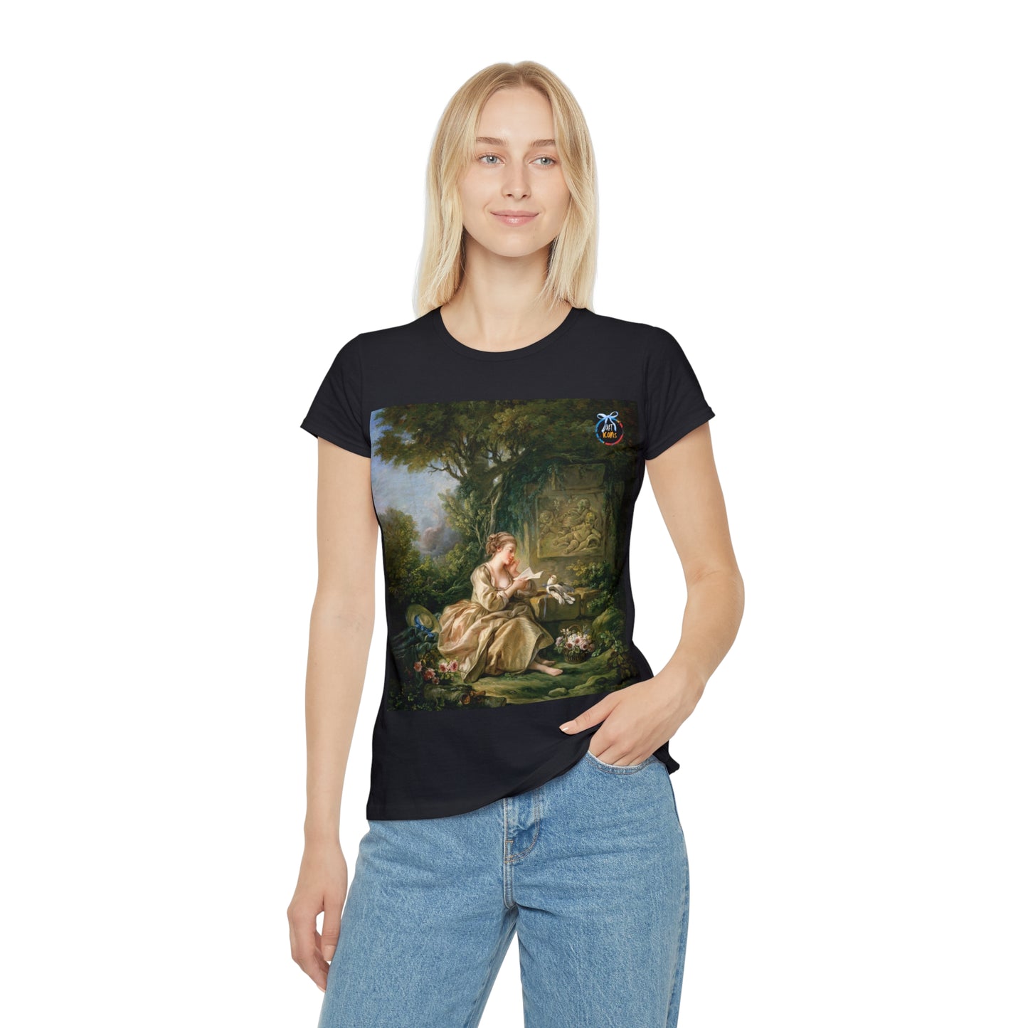 Women's iconic artists T-Shirt Coquette Moda Coquette Camiseta mujer Coquette Ropa Arte Regalo Mujer Arte Coquette Pintura François Boucher