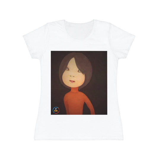 Women's iconic artists T-Shirt Art pop japonés, Camiseta mujer arte japonés, Arte Regalo Mujer, Arte Superflat, Pintura Yoshitomo Nara