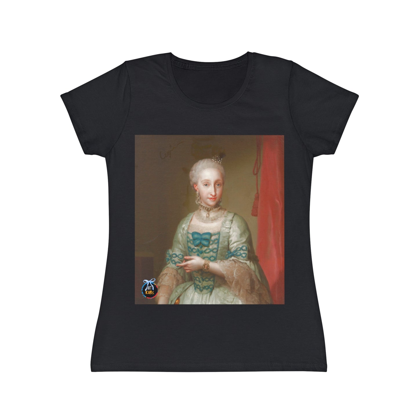 Women's iconic artists T-Shirt Coquette Moda Coquette Camiseta mujer Coquette Ropa Arte Regalo Mujer Arte Coquette Pintura A. Raphael Mengs