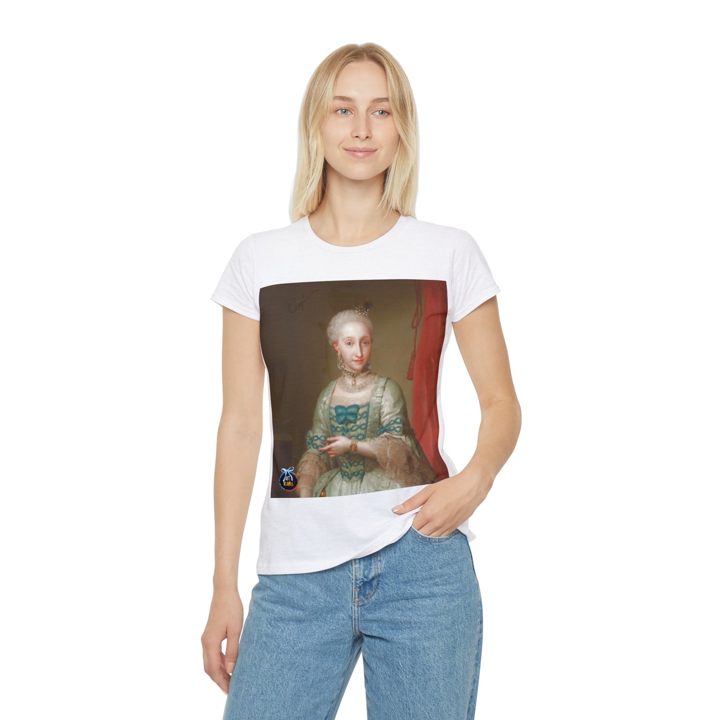 Women's iconic artists T-Shirt Coquette Moda Coquette Camiseta mujer Coquette Ropa Arte Regalo Mujer Arte Coquette Pintura A. Raphael Mengs