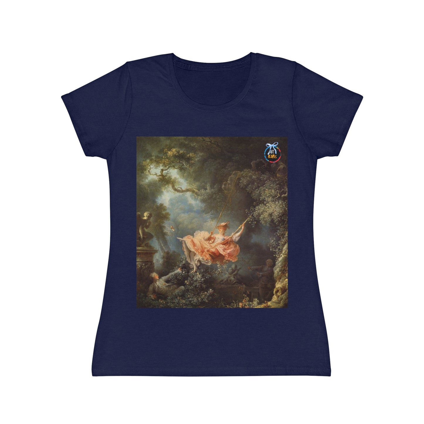 Women's iconic artists T-Shirt Coquette Moda Coquette Camiseta mujer Coquette Ropa Arte Regalo Mujer Arte Coquette Pintura J. H. Fragonard