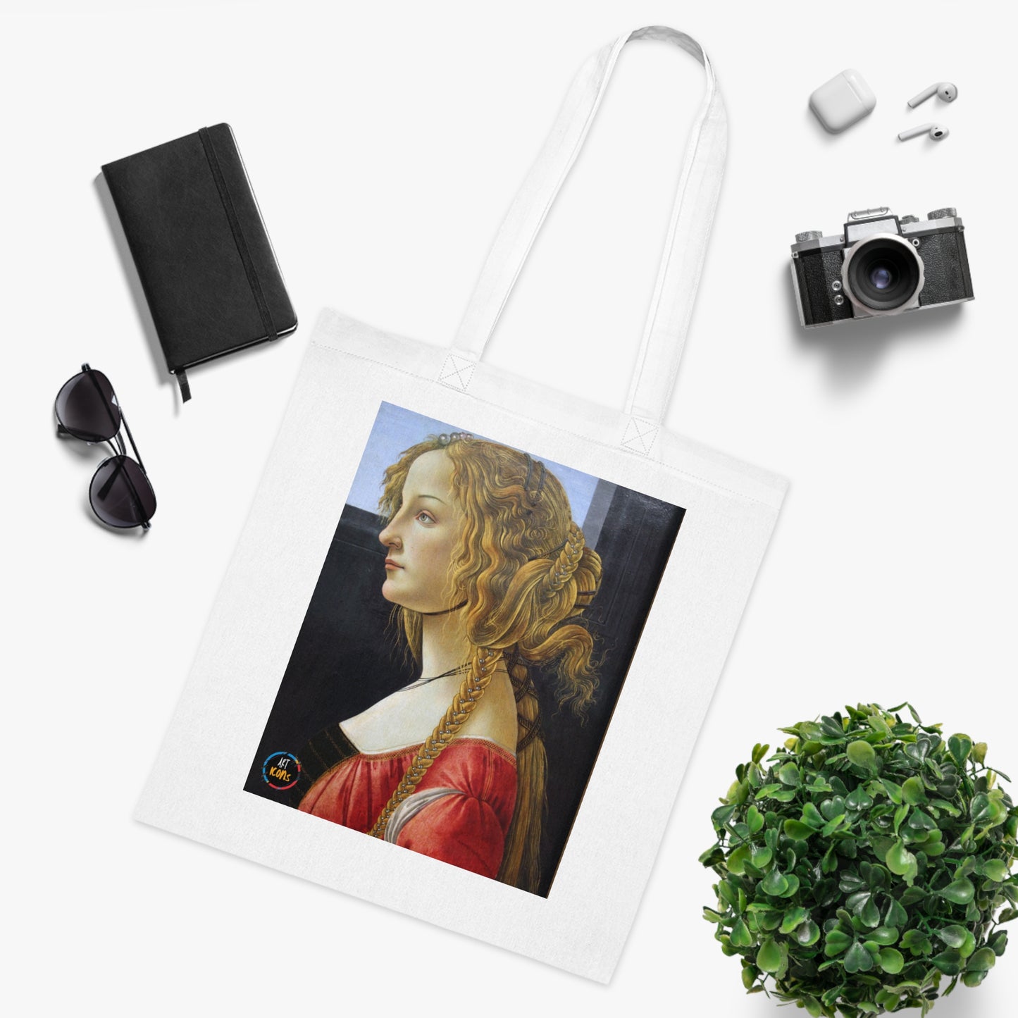 Art Icons Cotton Tote Bag