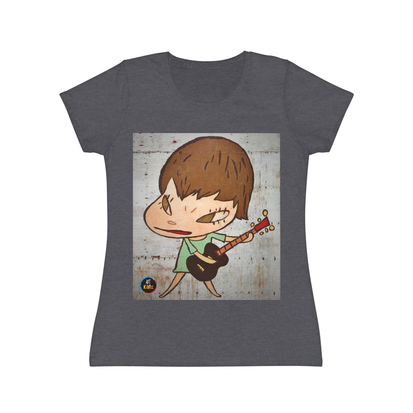 Women's iconic artists T-Shirt Art pop japonés, Camiseta mujer arte japonés, Arte Regalo Mujer, Arte Superflat, Pintura Yoshitomo Nara