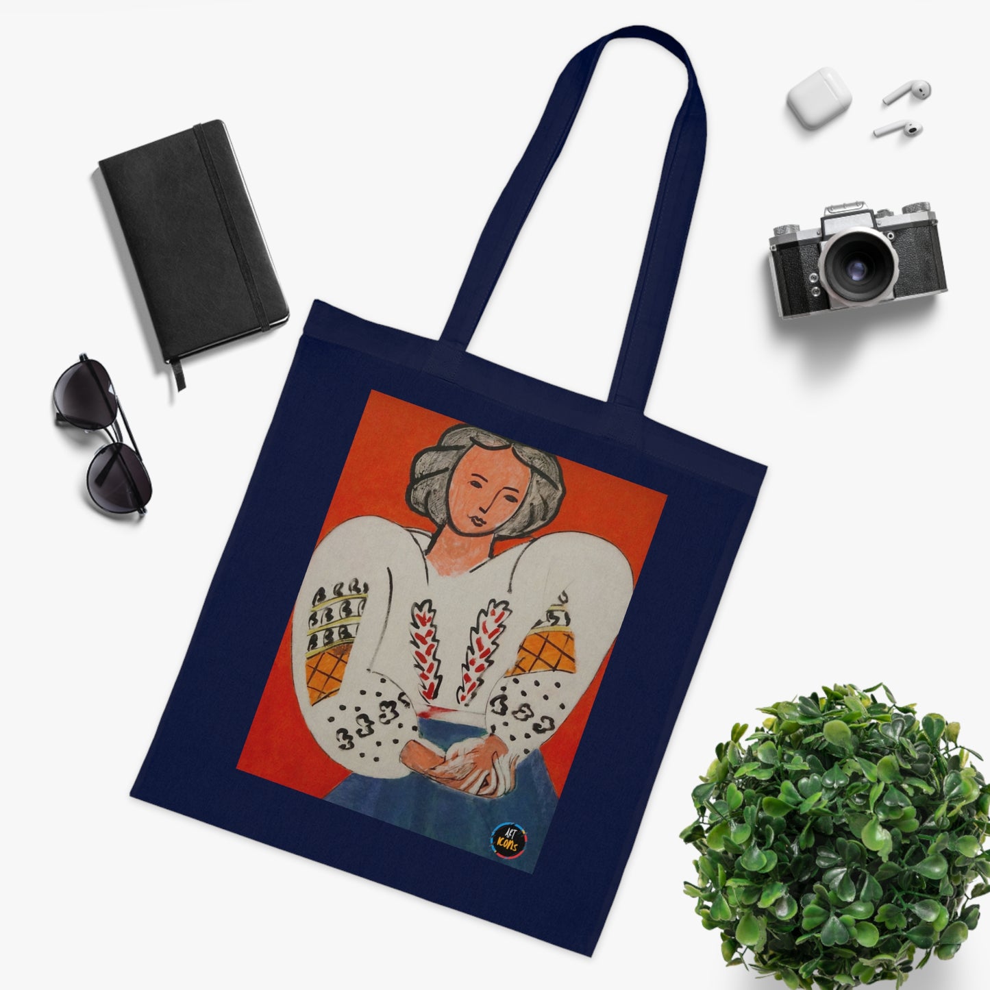 Art Icons Cotton Tote Bag