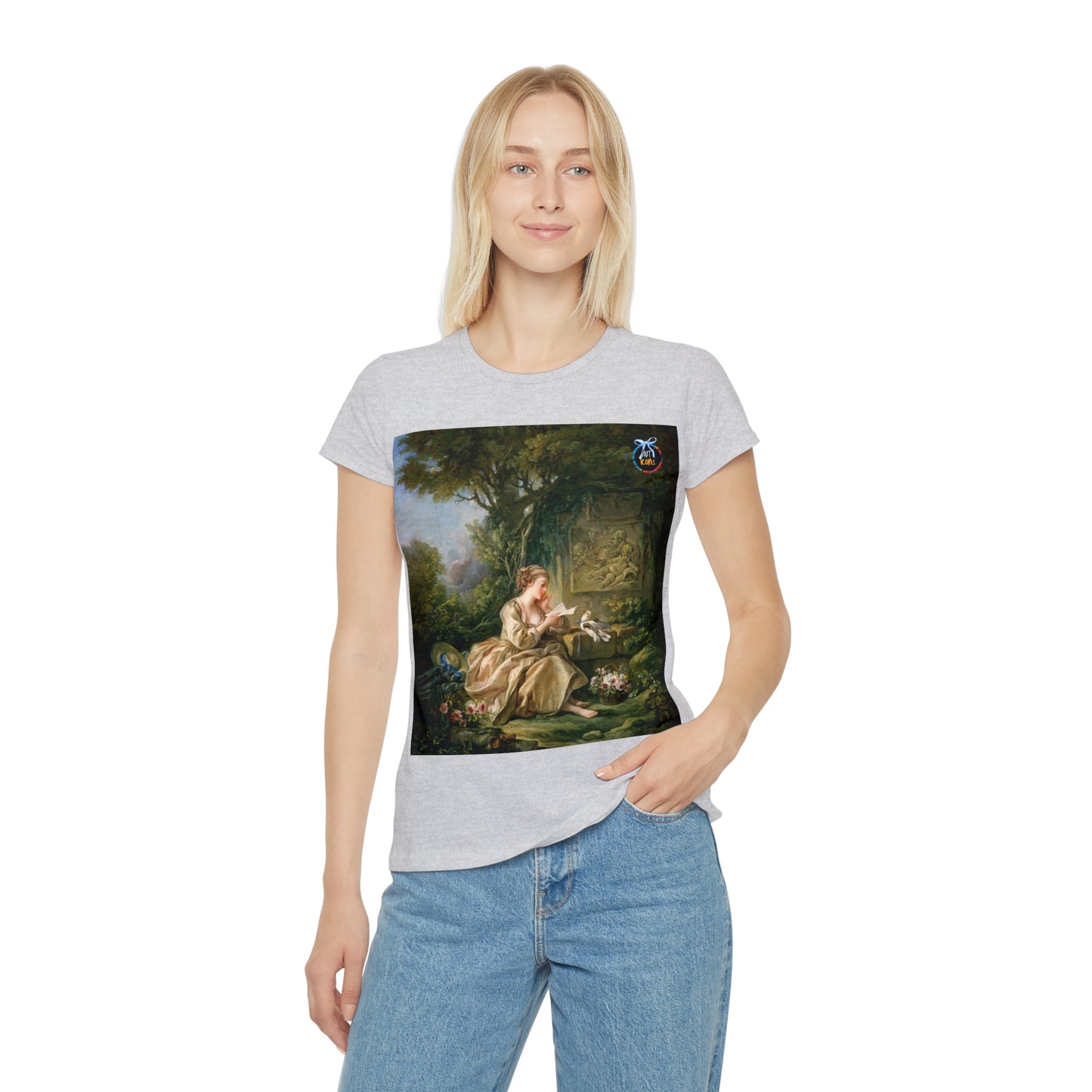 Women's iconic artists T-Shirt Coquette Moda Coquette Camiseta mujer Coquette Ropa Arte Regalo Mujer Arte Coquette Pintura François Boucher