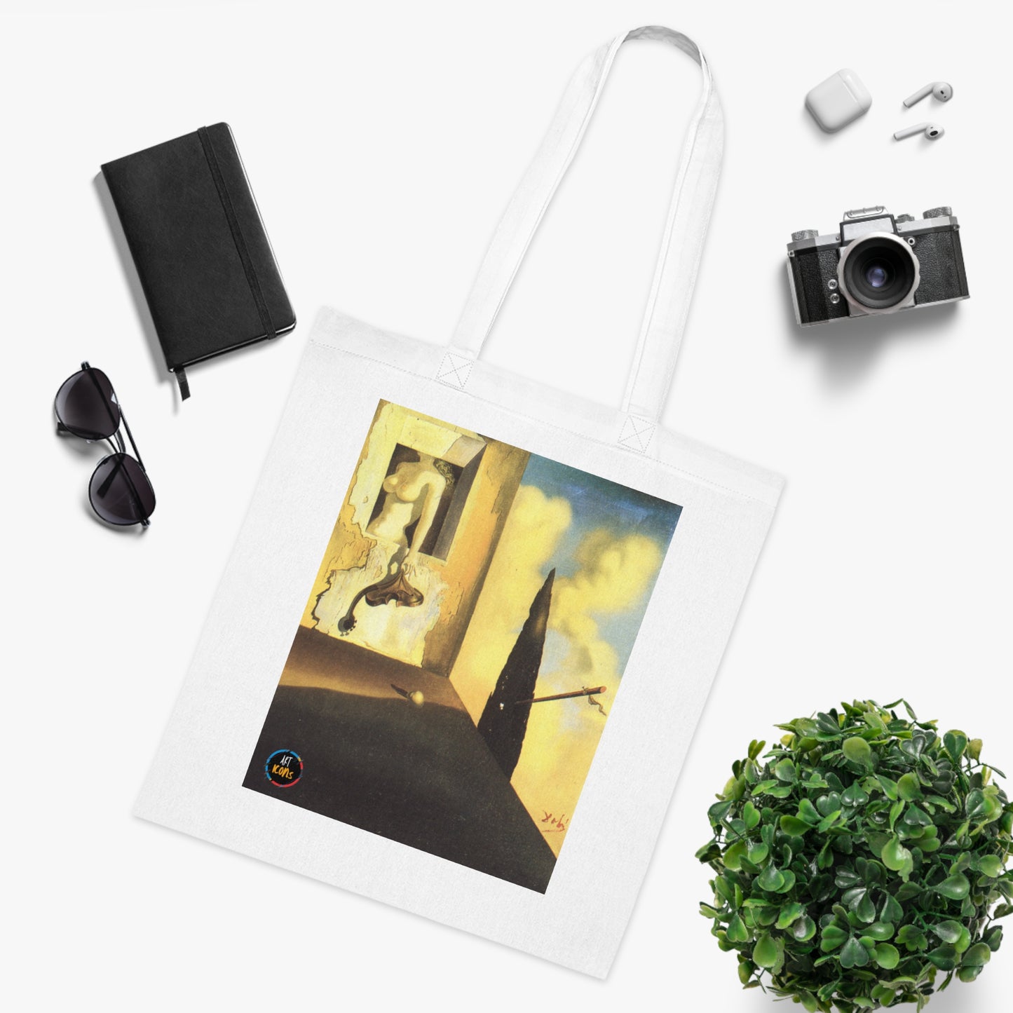 Art Icons Cotton Tote Bag