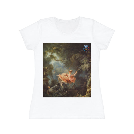 Women's iconic artists T-Shirt Coquette Moda Coquette Camiseta mujer Coquette Ropa Arte Regalo Mujer Arte Coquette Pintura J. H. Fragonard