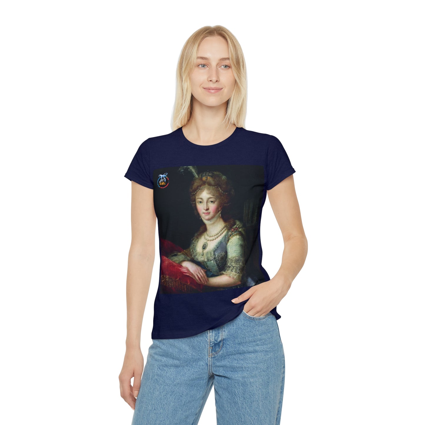 Women's iconic artists T-Shirt Coquette Moda Coquette Camiseta mujer Coquette Ropa Arte Regalo Mujer Arte Coquette Pintura autor anónimo