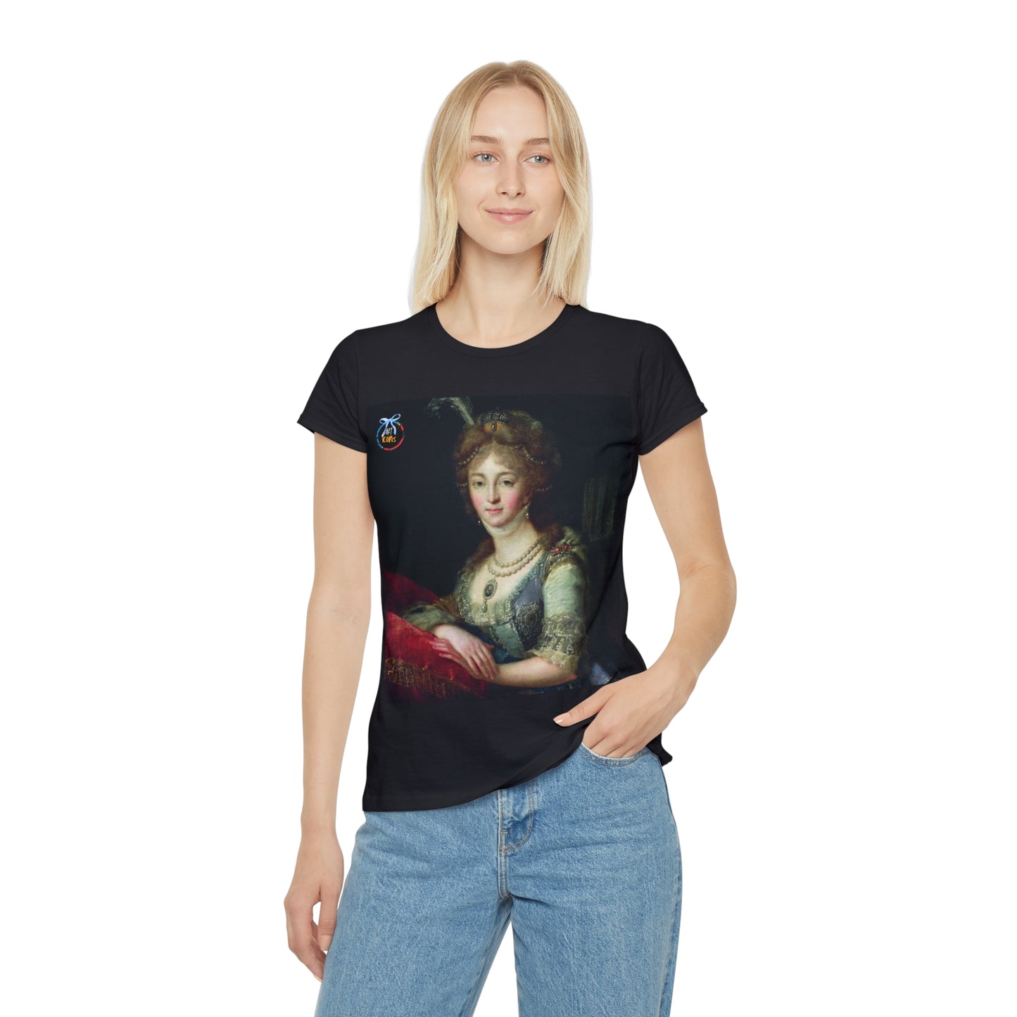 Women's iconic artists T-Shirt Coquette Moda Coquette Camiseta mujer Coquette Ropa Arte Regalo Mujer Arte Coquette Pintura autor anónimo