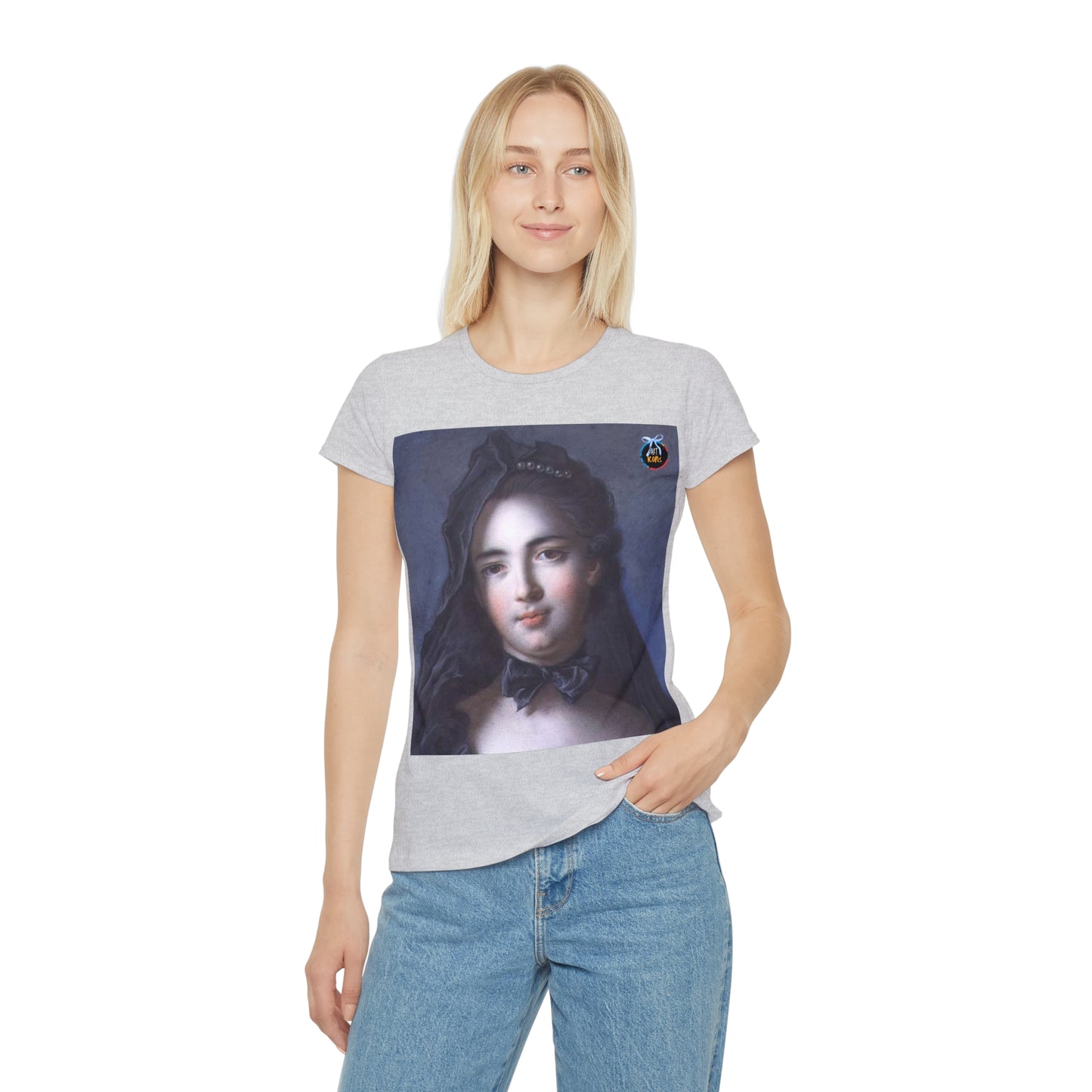 Women's iconic artists T-Shirt Coquette Moda Coquette Camiseta mujer Coquette Ropa Arte Regalo Mujer Arte Coquette Pintura Jean-Marc Nattier