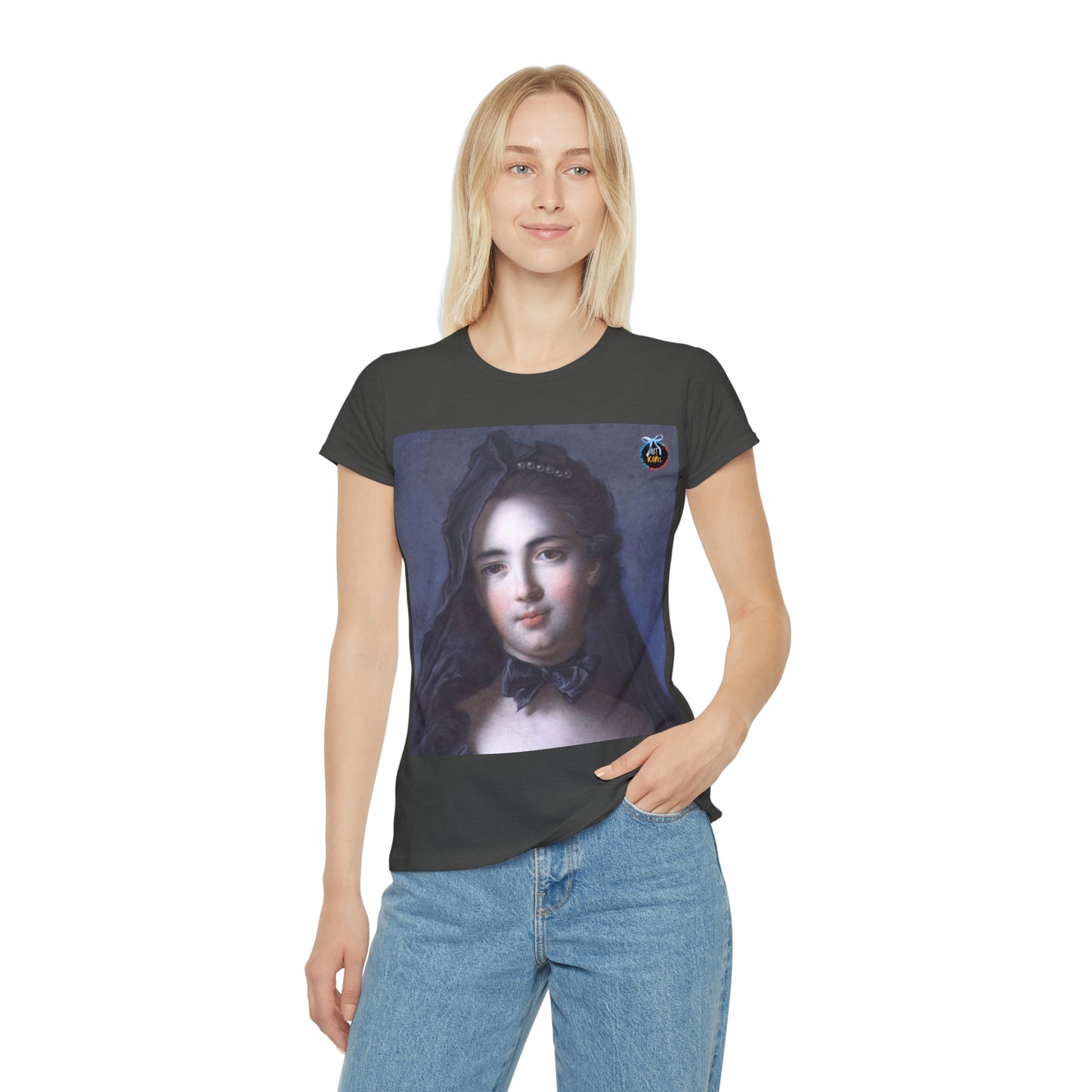 Women's iconic artists T-Shirt Coquette Moda Coquette Camiseta mujer Coquette Ropa Arte Regalo Mujer Arte Coquette Pintura Jean-Marc Nattier