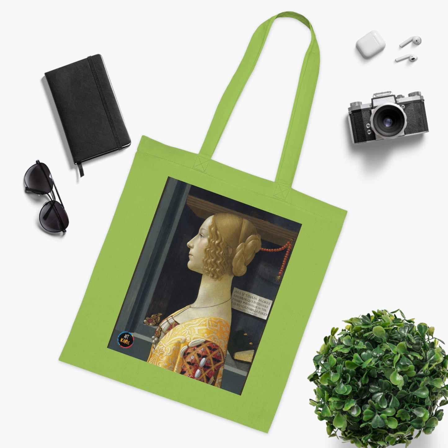 Art Icons Cotton Tote Bag