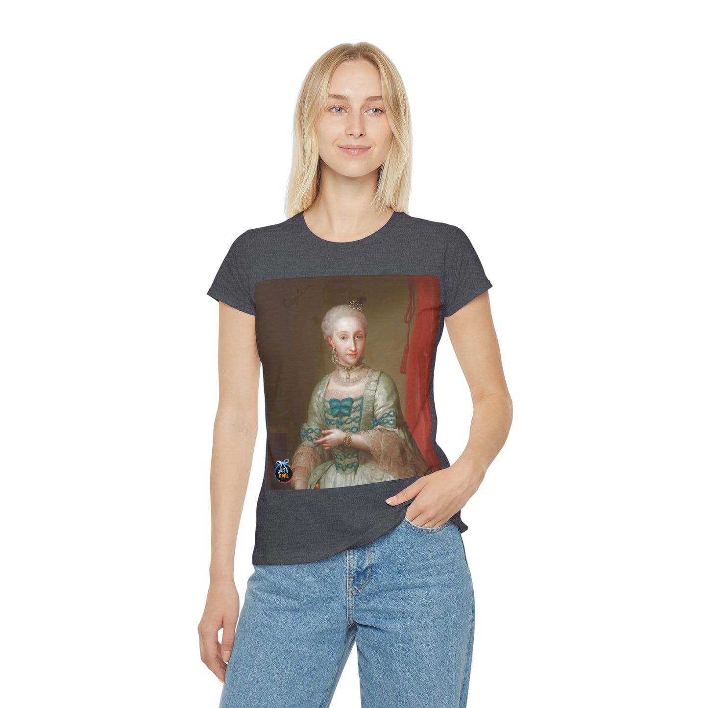 Women's iconic artists T-Shirt Coquette Moda Coquette Camiseta mujer Coquette Ropa Arte Regalo Mujer Arte Coquette Pintura A. Raphael Mengs