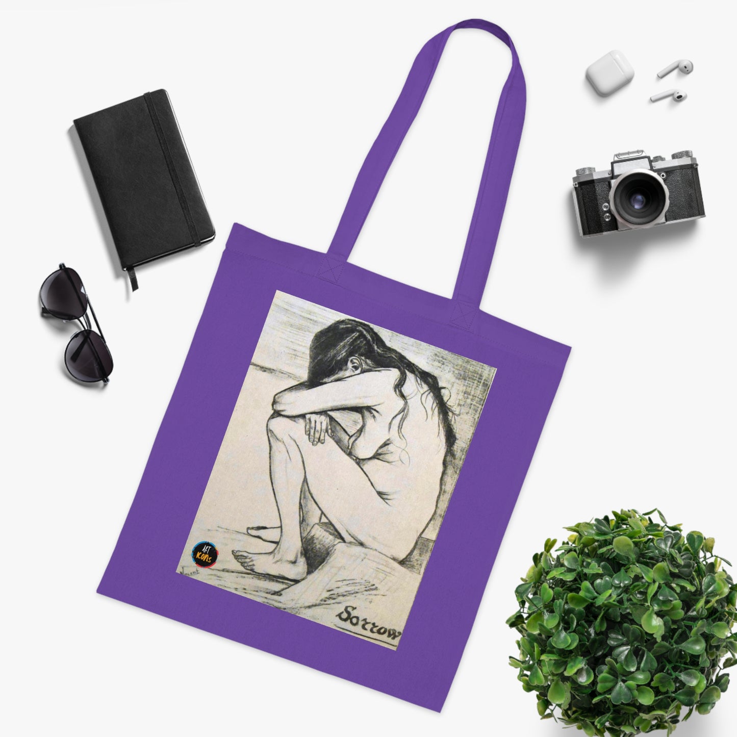 Art Icons Cotton Tote Bag