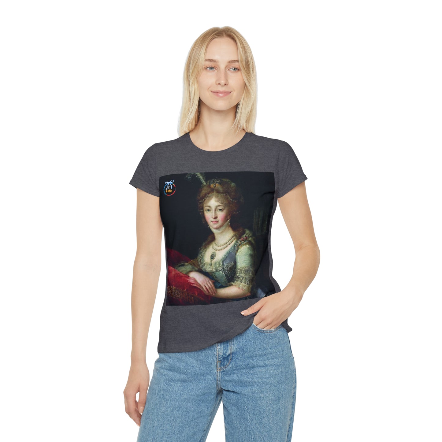 Women's iconic artists T-Shirt Coquette Moda Coquette Camiseta mujer Coquette Ropa Arte Regalo Mujer Arte Coquette Pintura autor anónimo