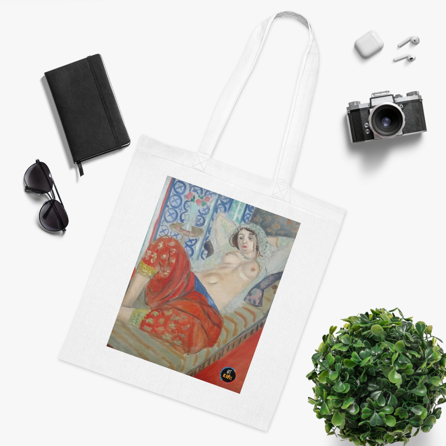 Art Icons Cotton Tote Bag