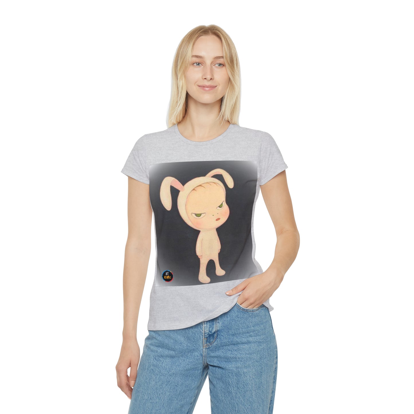 Women's iconic artists T-Shirt Art pop japonés, Camiseta mujer arte japonés, Arte Regalo Mujer, Arte Superflat, Pintura Yoshitomo Nara