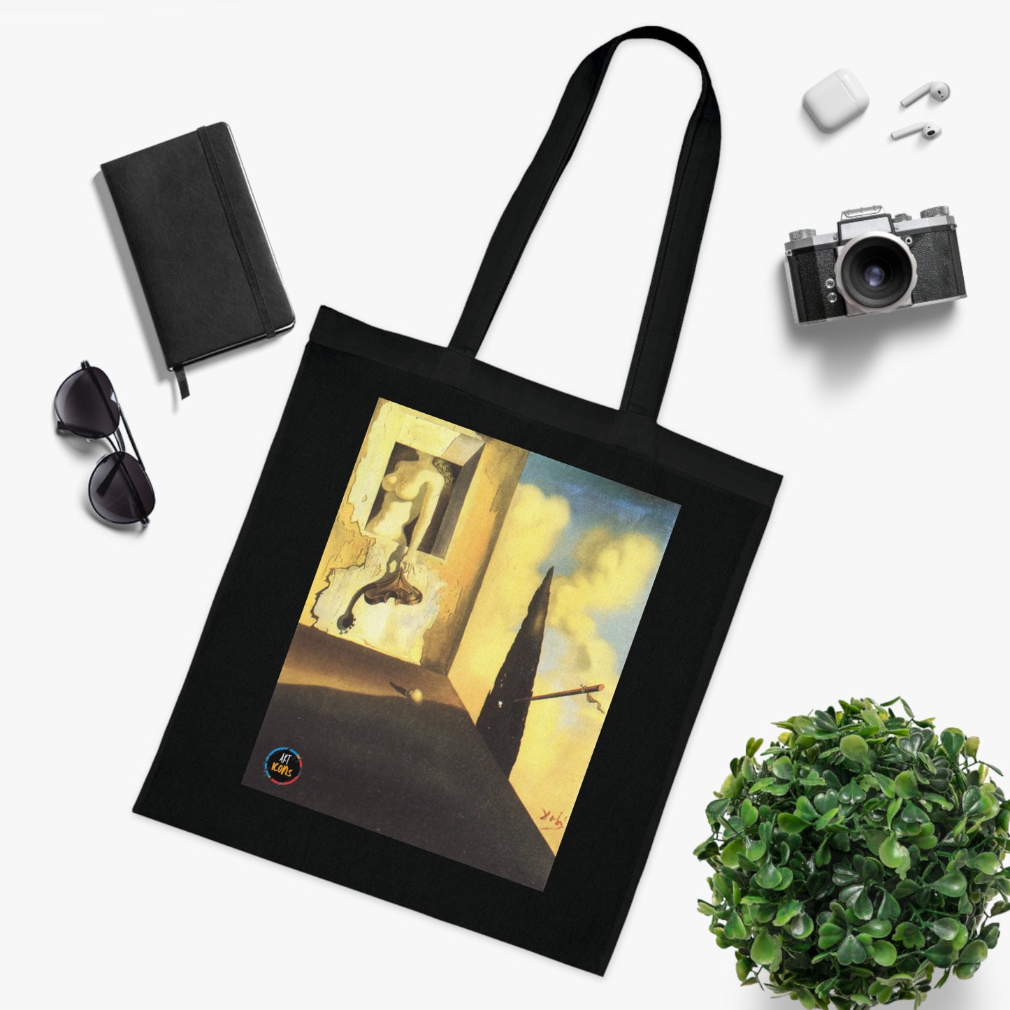 Art Icons Cotton Tote Bag