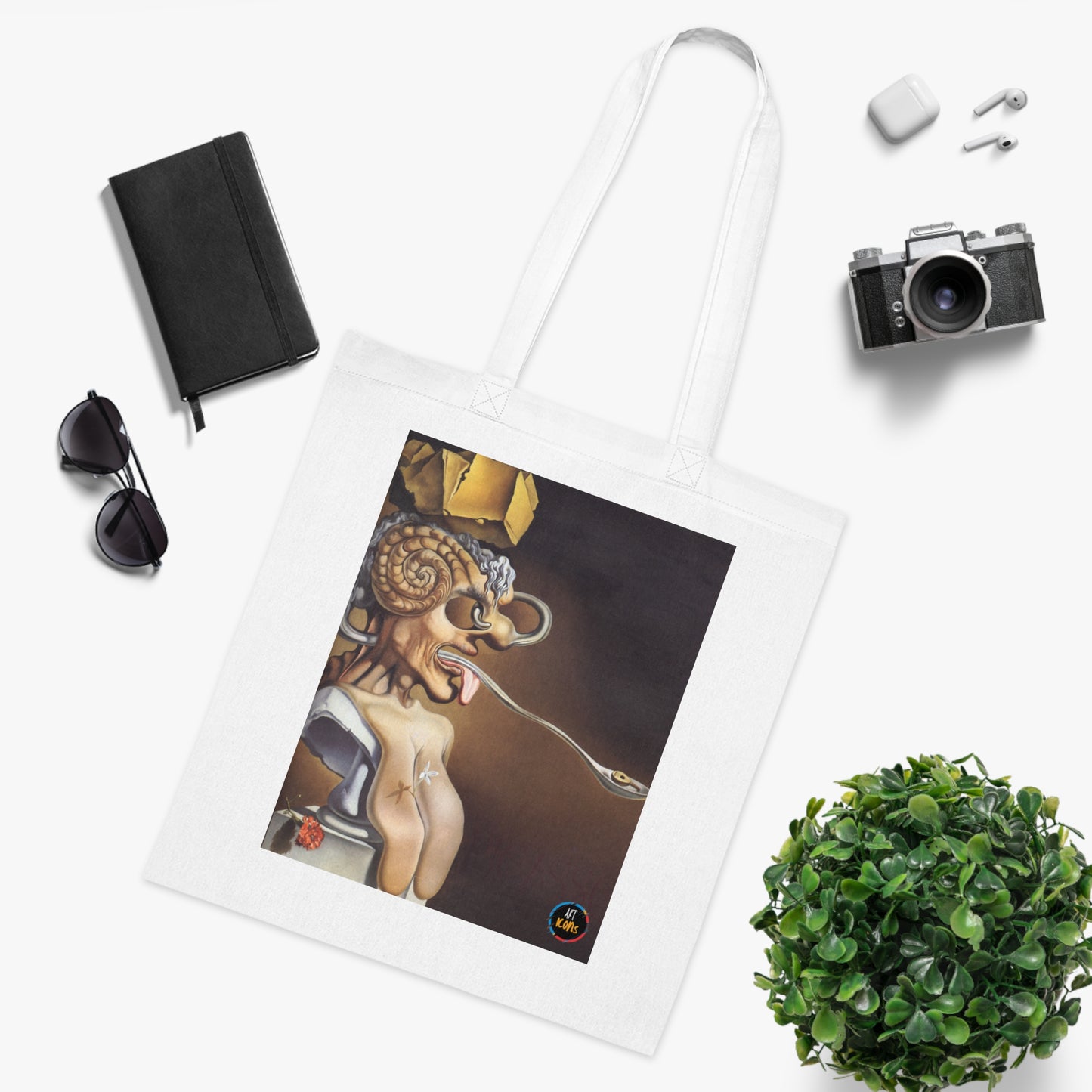 Art Icons Cotton Tote Bag