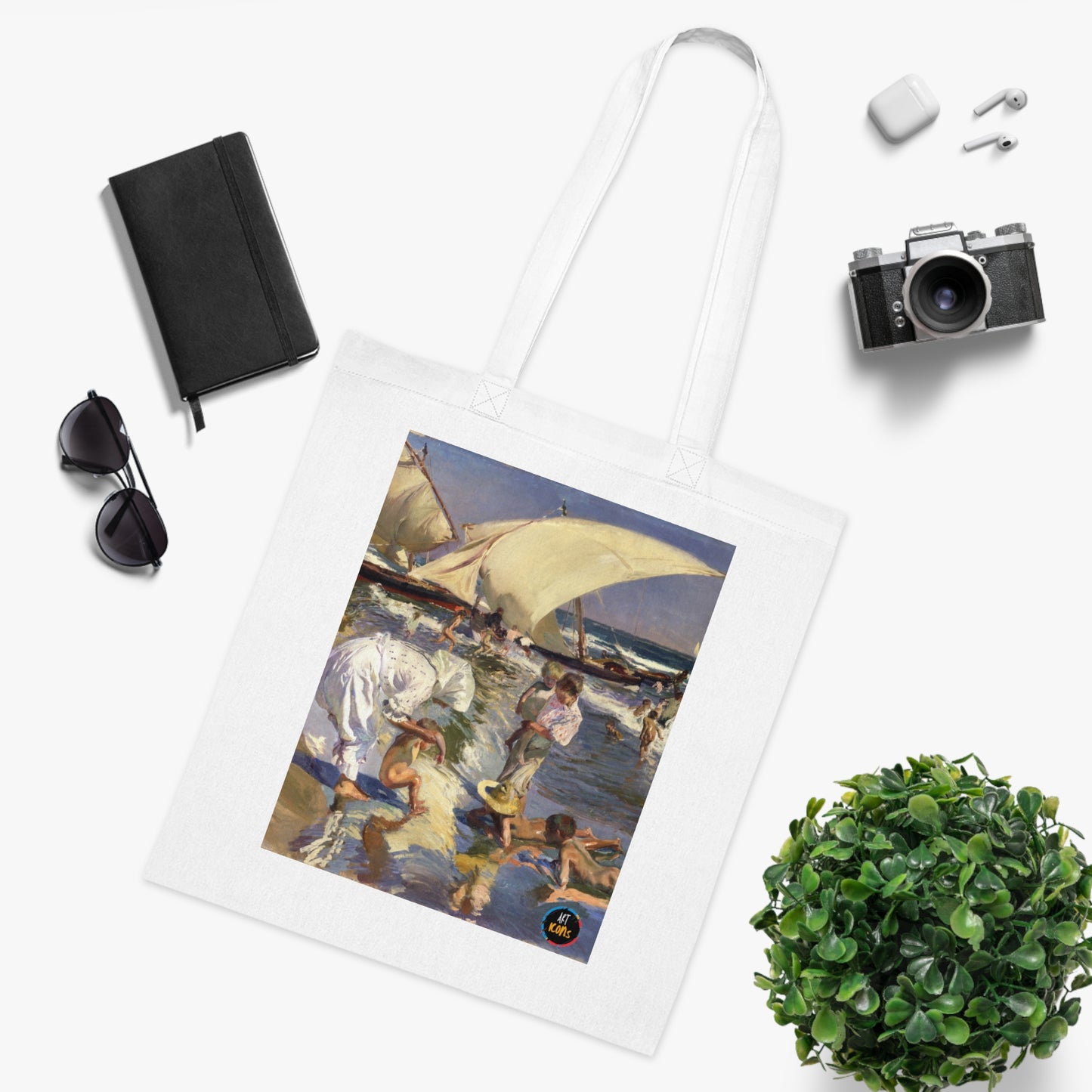 Art Icons Cotton Tote Bag