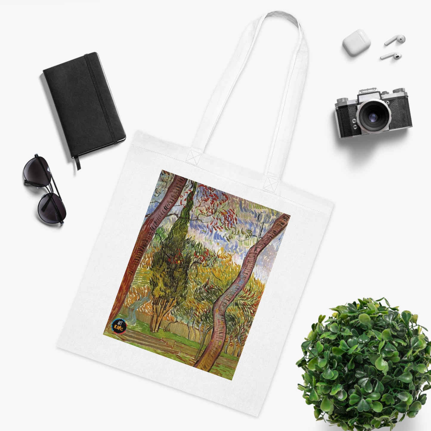 Art Icons Cotton Tote Bag