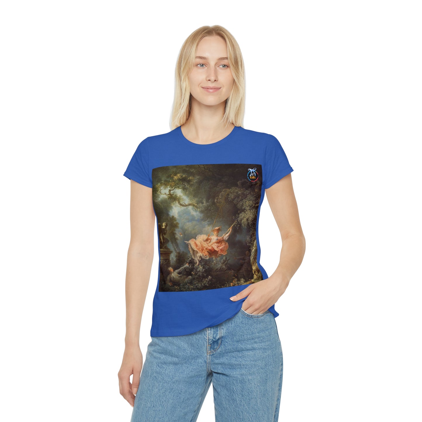 Women's iconic artists T-Shirt Coquette Moda Coquette Camiseta mujer Coquette Ropa Arte Regalo Mujer Arte Coquette Pintura J. H. Fragonard