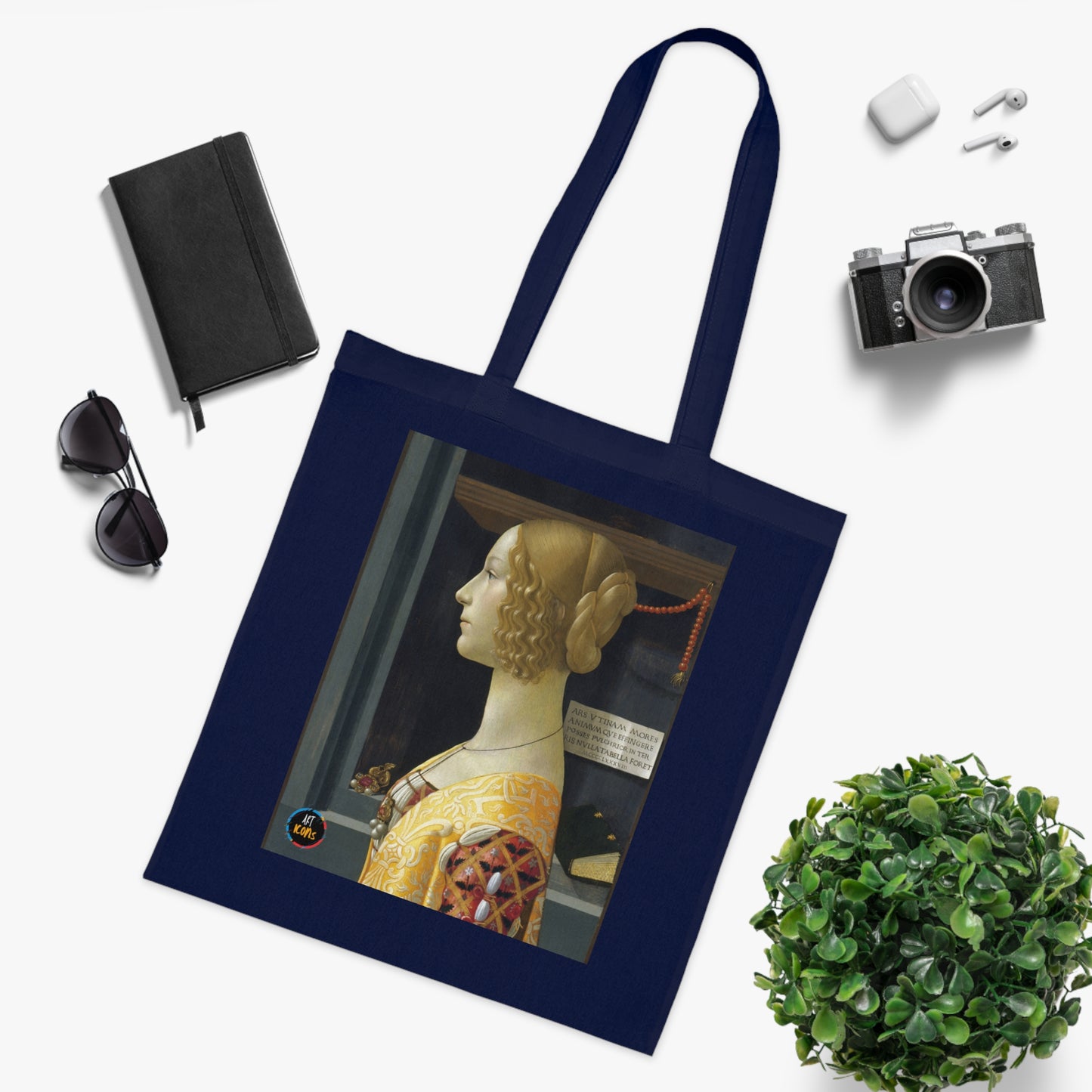 Art Icons Cotton Tote Bag