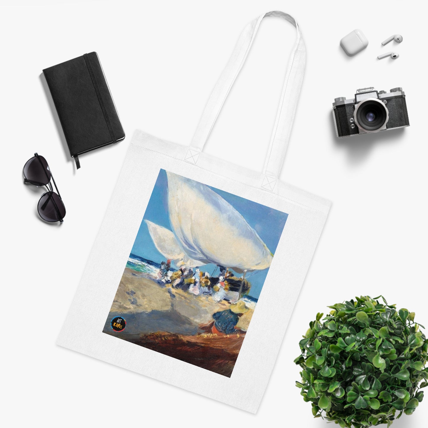 Art Icons Cotton Tote Bag